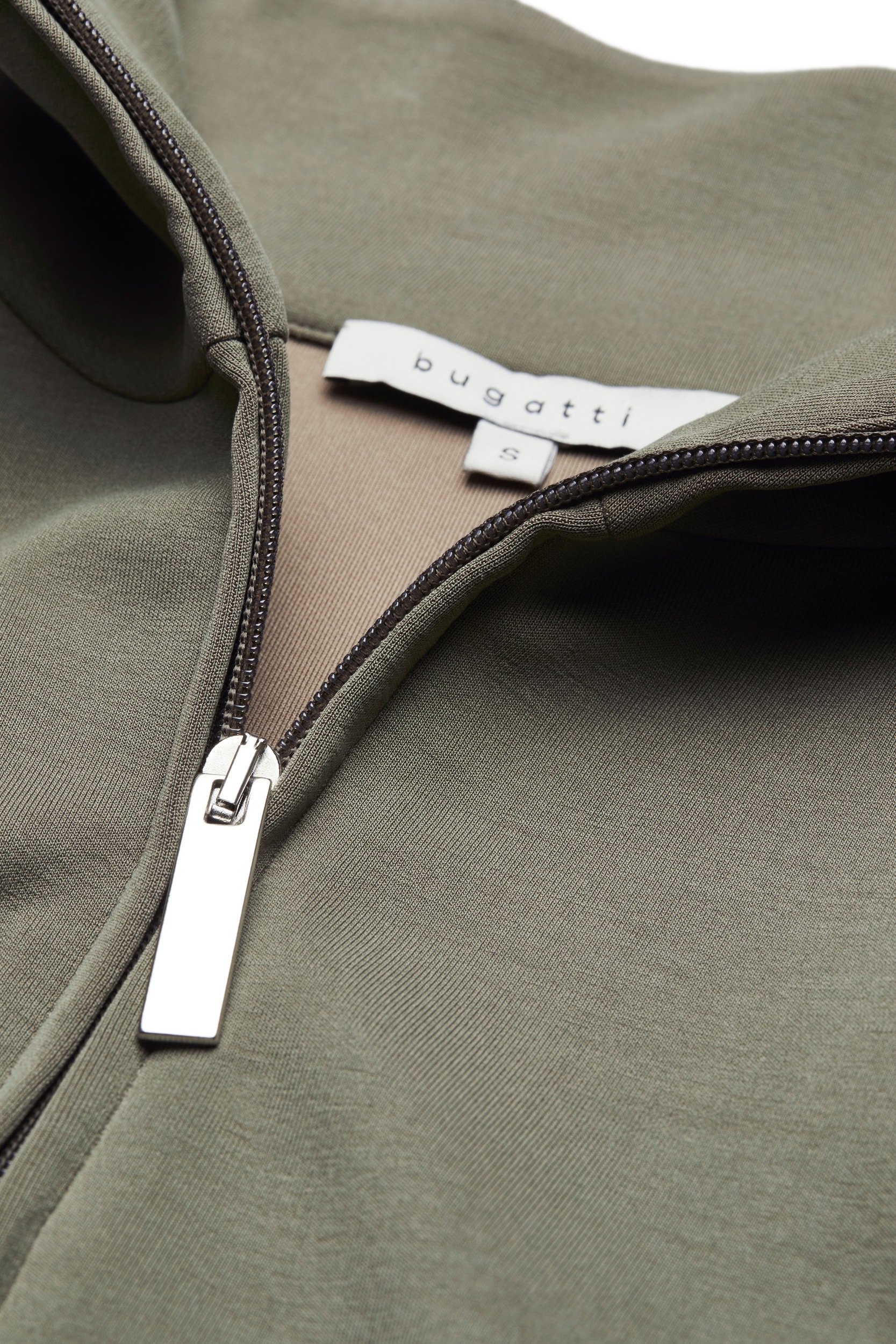 bugatti Sweatjacke, mit Stehkragen