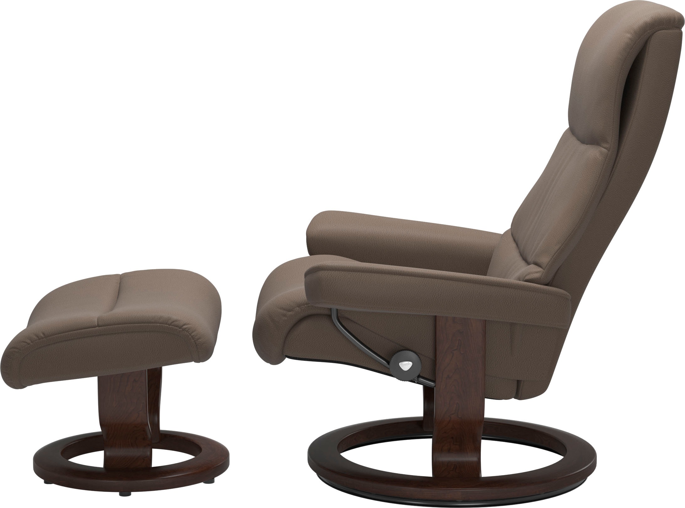Stressless® Fußhocker »View«, mit Classic Base,Gestell Braun