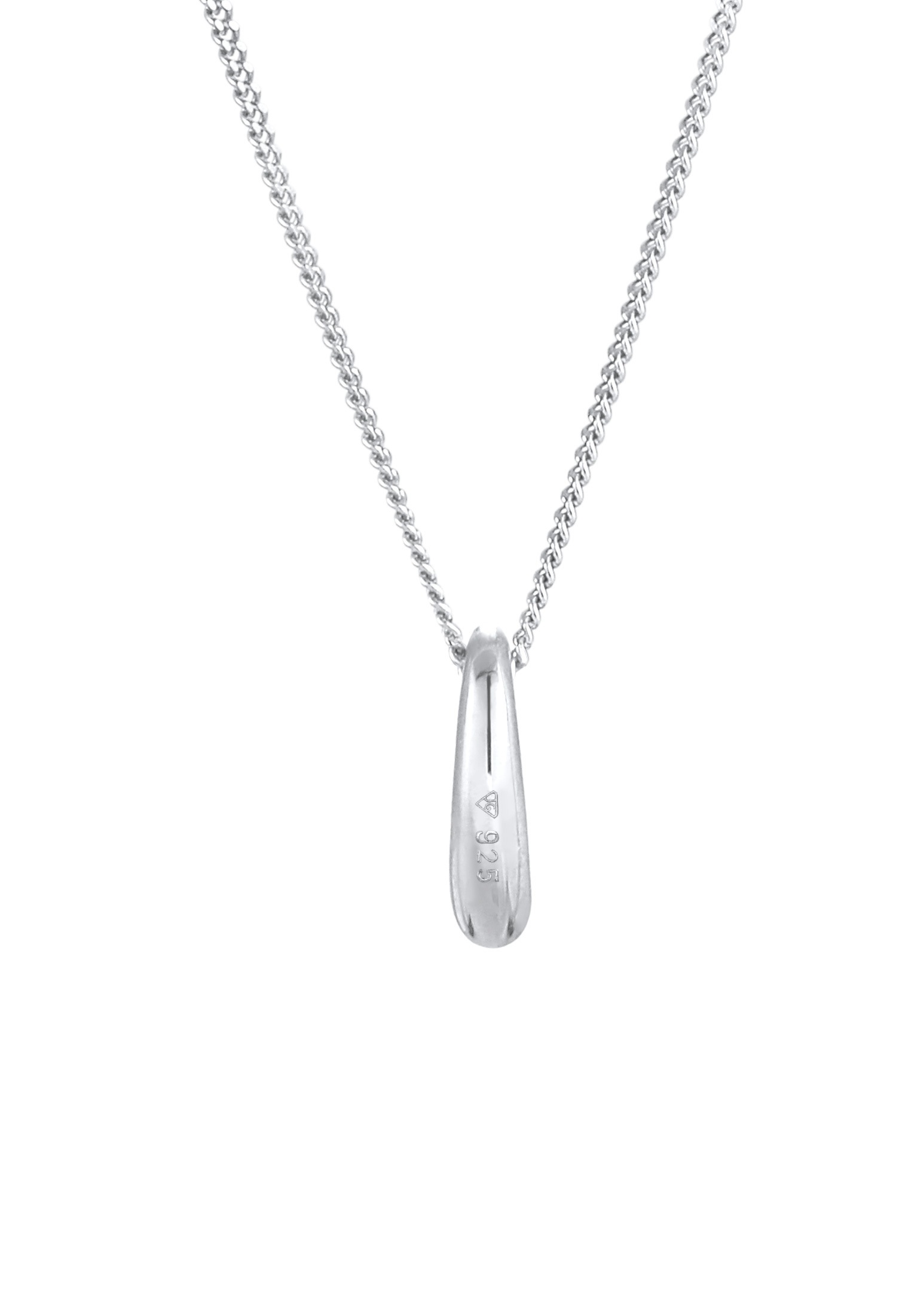 Elli Kette mit Anhänger »Halskette Herz Basic Cut Out 925 Silber«