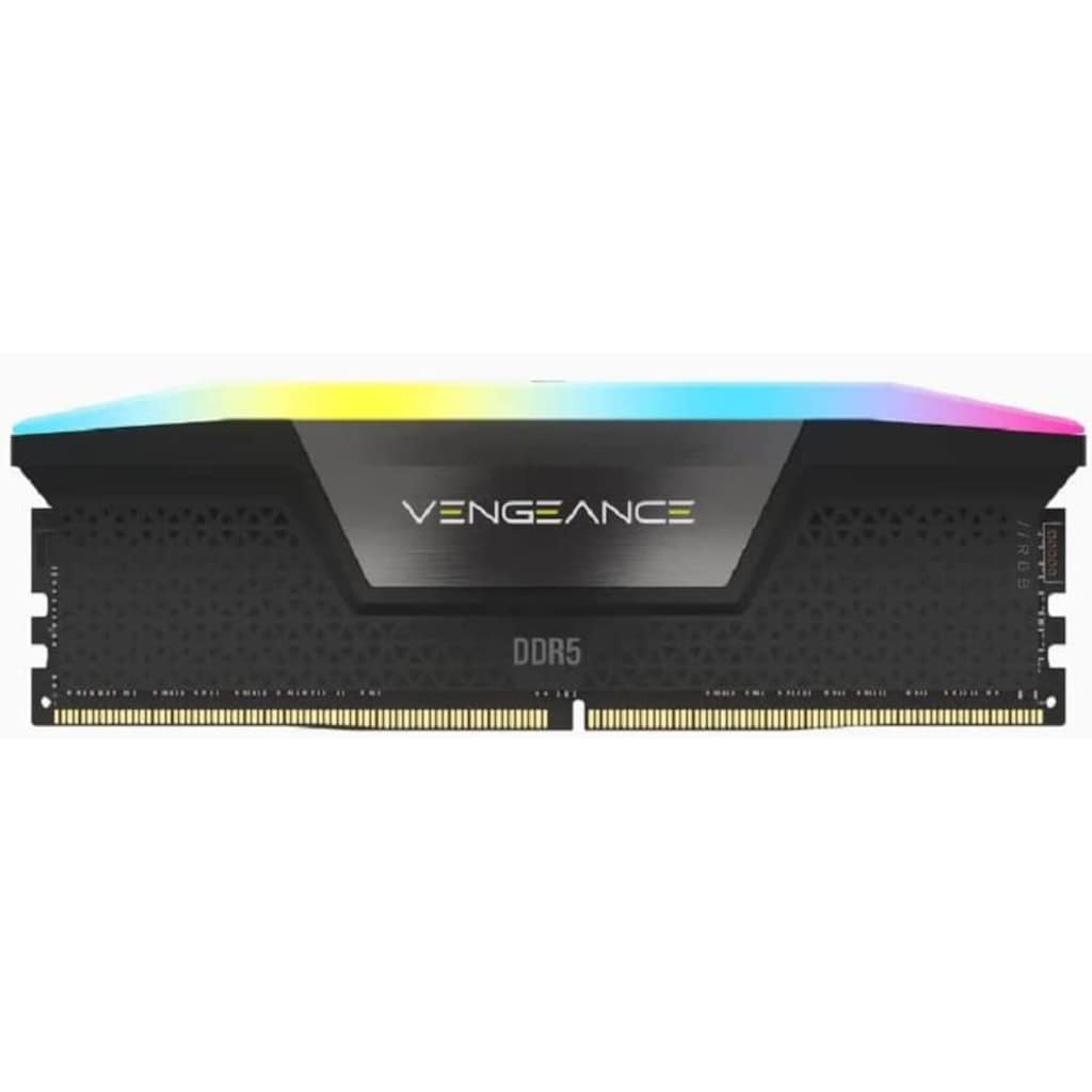 Corsair Arbeitsspeicher »Vengeance RGB DDR5 6000MHz 32GB (2x16GB)«, optimiert für Intel-Mainboards