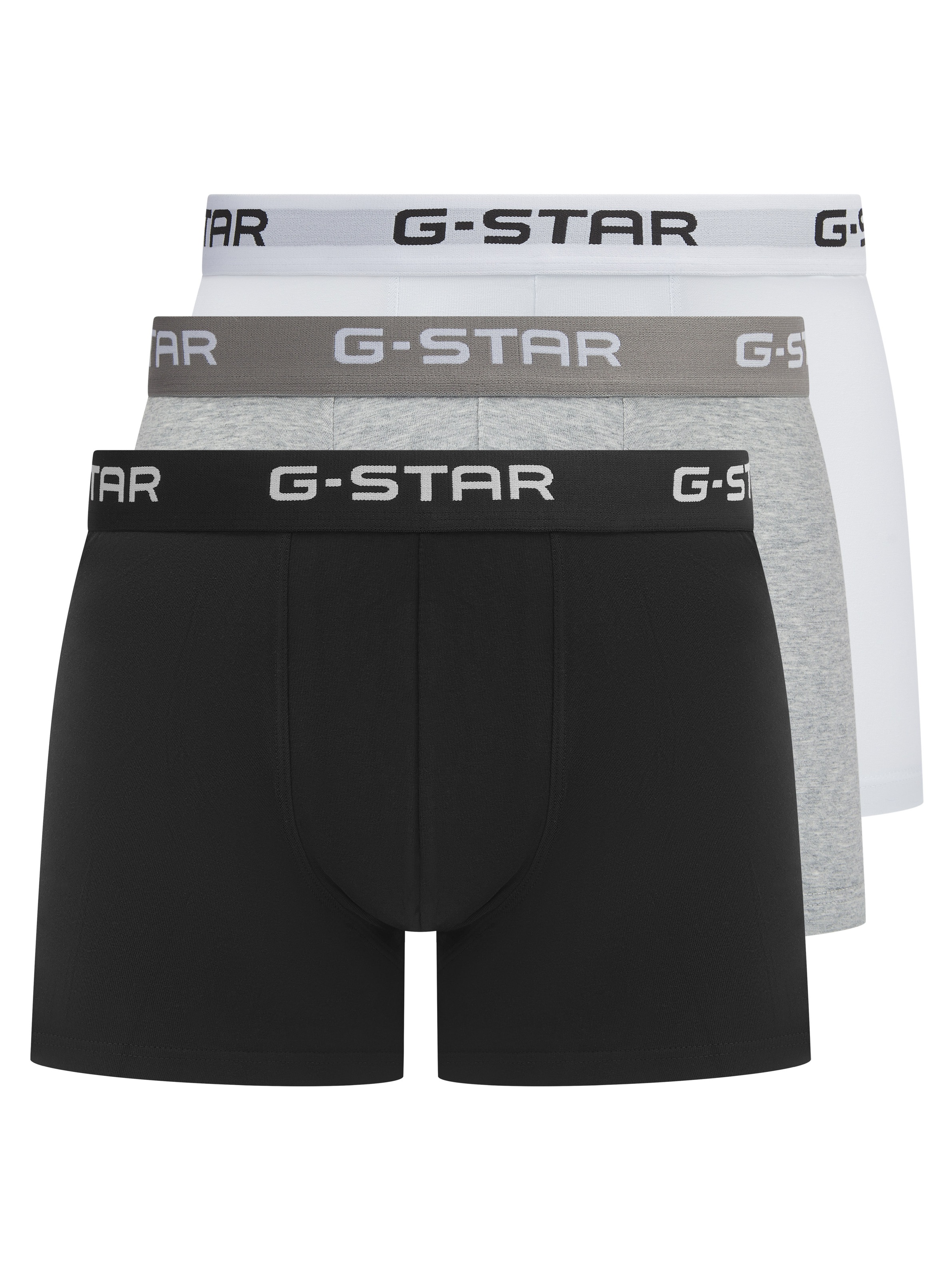 G-STAR Boxershorts »ASH, 3 PACK TRUNKS« Packung, 3 Stk. mit Logo-Bund