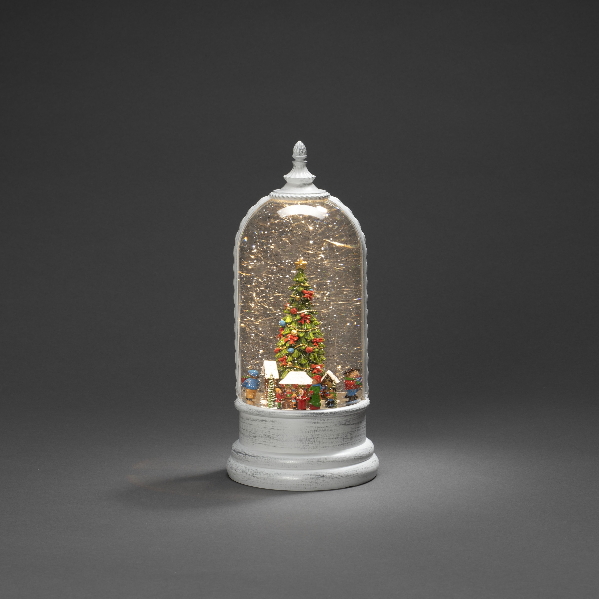 KONSTSMIDE LED Laterne »Weihnachtsdeko«, 1 flammig, Leuchtmittel LED-Modul | LED fest integriert, LED Wasserlaterne, weiß, "Deutscher Weihnachtsmarkt"