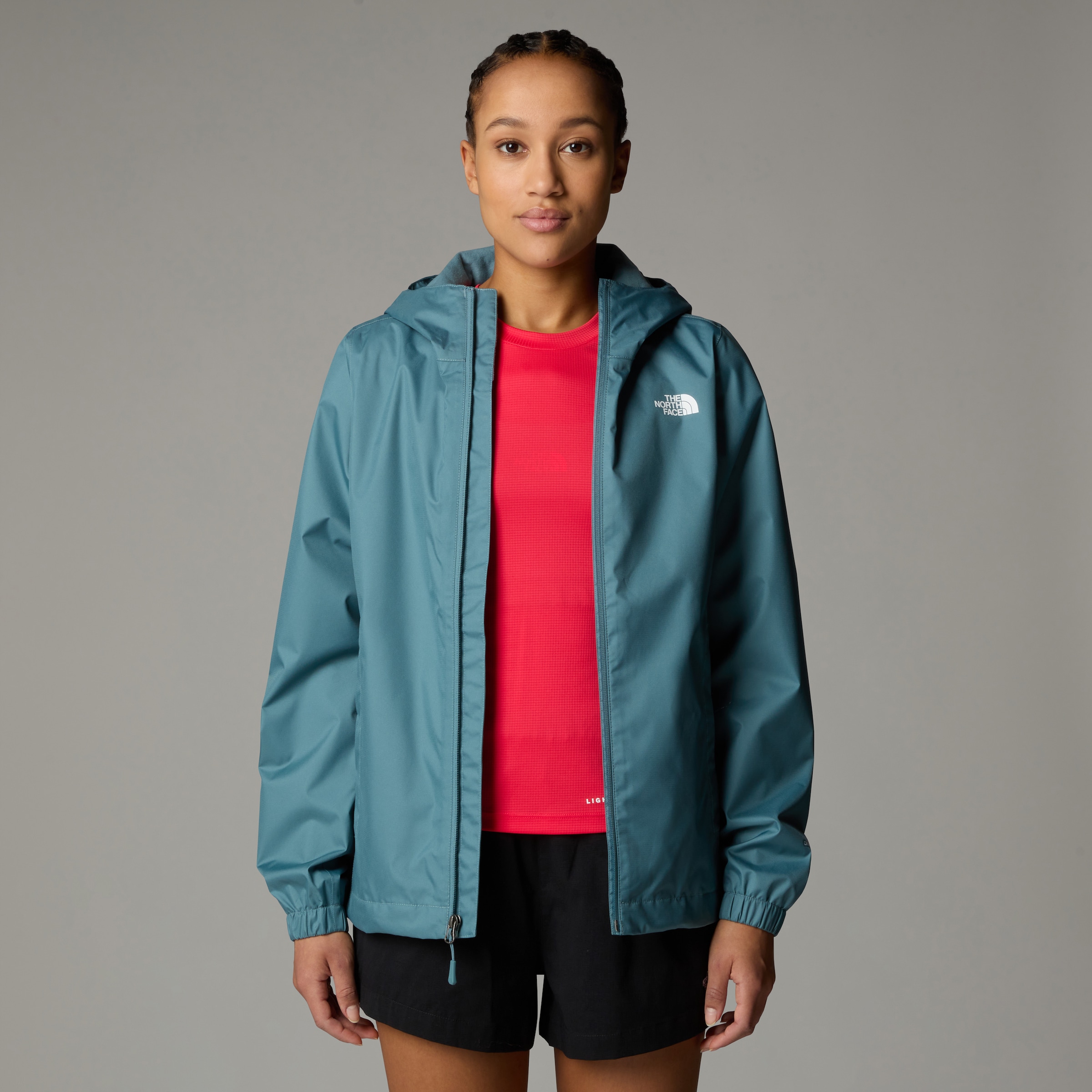The North Face Funktionsjacke »W QUEST JACKET - EU«, (1 St.), mit Kapuze
