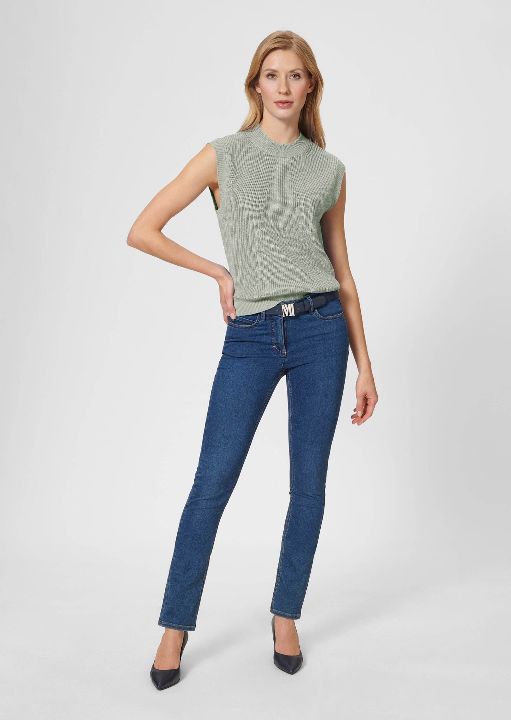 MADELEINE Longpullover »Pullunder Pullunder mit Stehkragen«