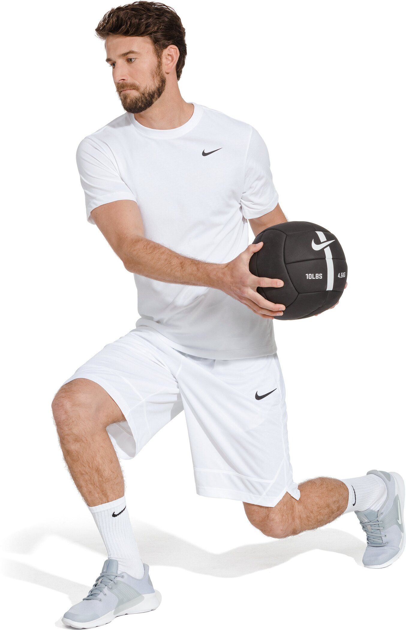 Nike T-Shirt »Nike Dri-FIT Men's Fitness T-Shirt« Kurzarm, Rundhalsausschnitt