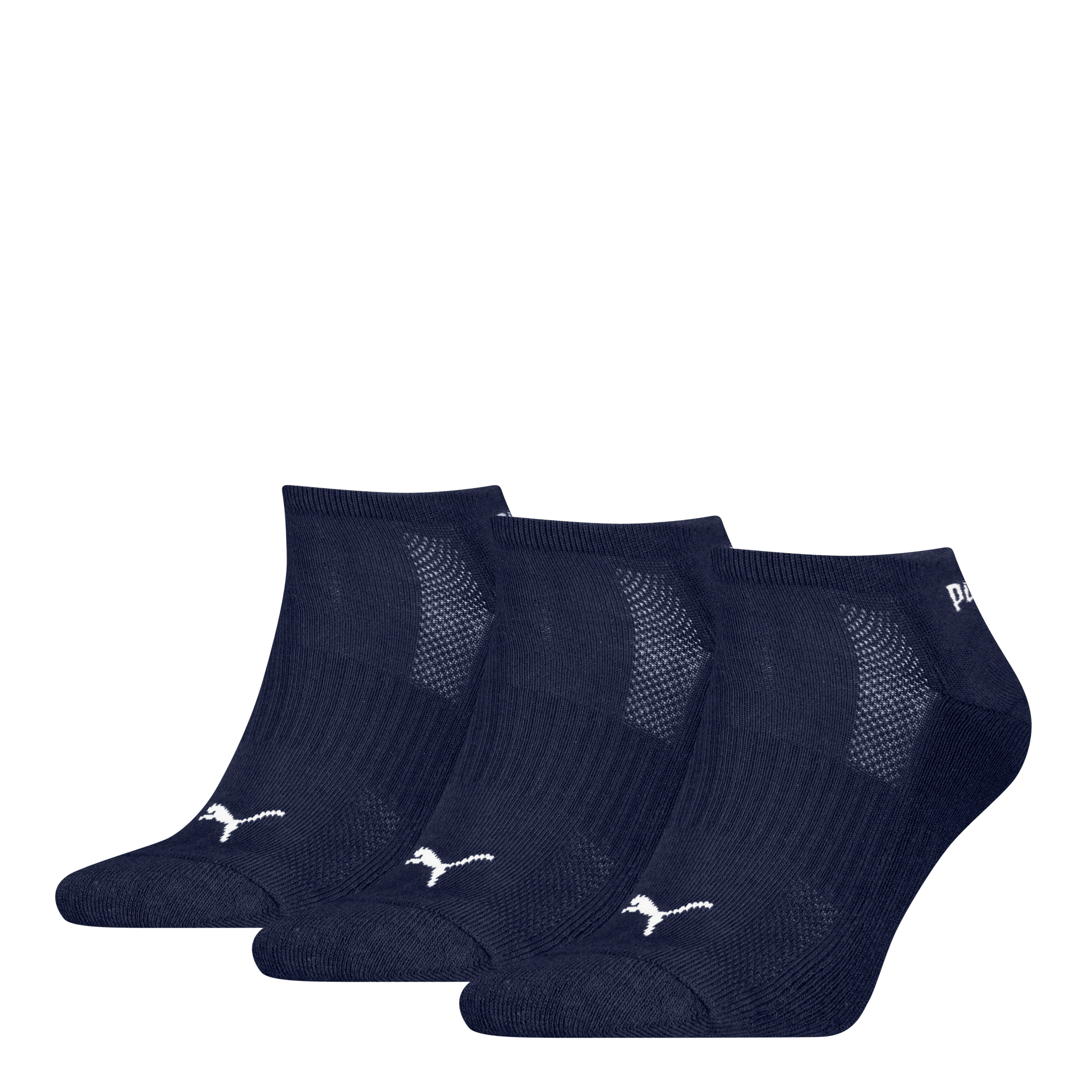Puma Damen Sneakersocken »UNISEX CUSHIONED SNEAKER 3P« 3 Paar in blau, Größe 39-42