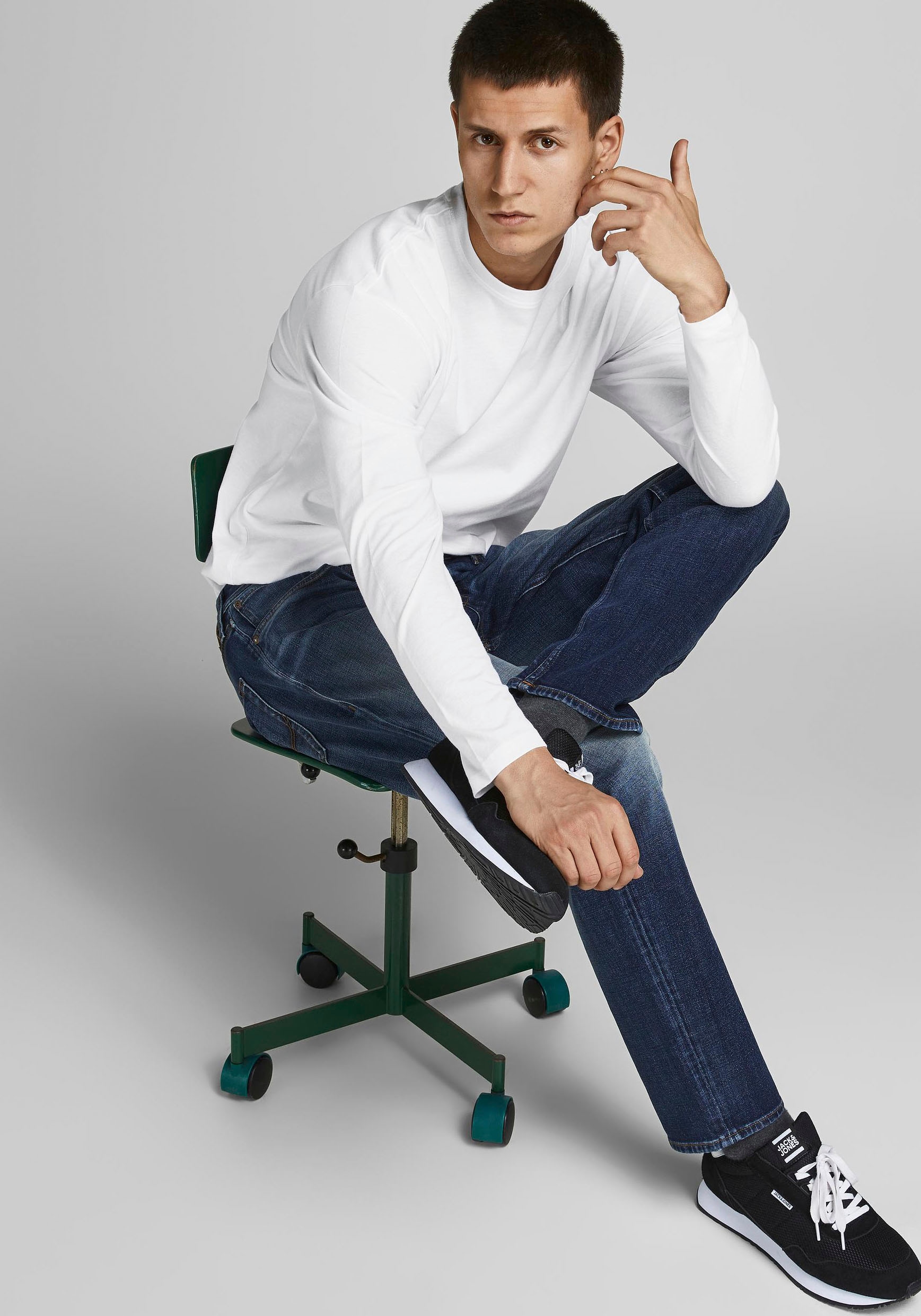 Jack & Jones Langarmshirt »NOA TEE«