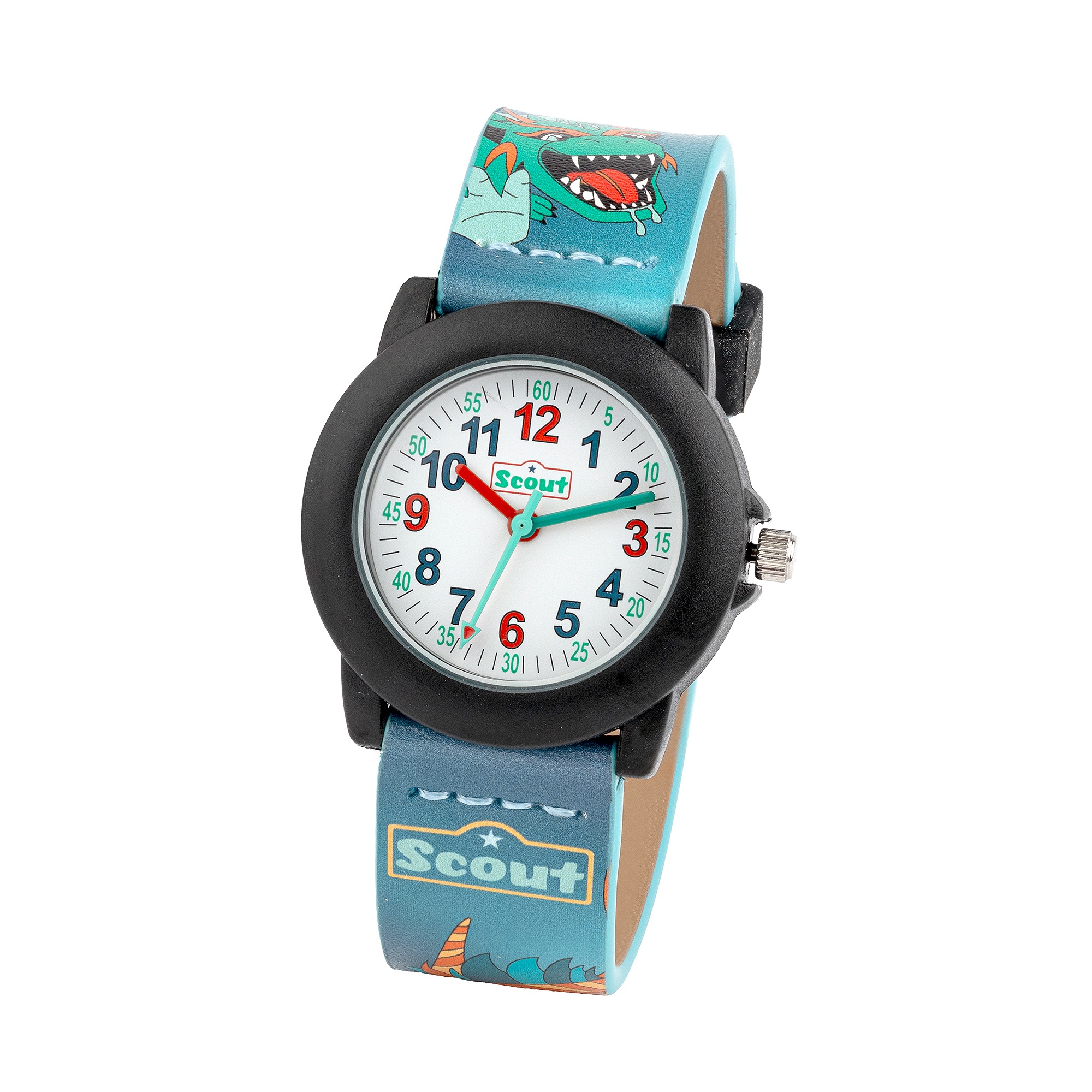 Scout Quarzuhr »Crystal« Armbanduhr, Kinderuhr, Geschenkidee, Schulanfang, Jungen, Drachen