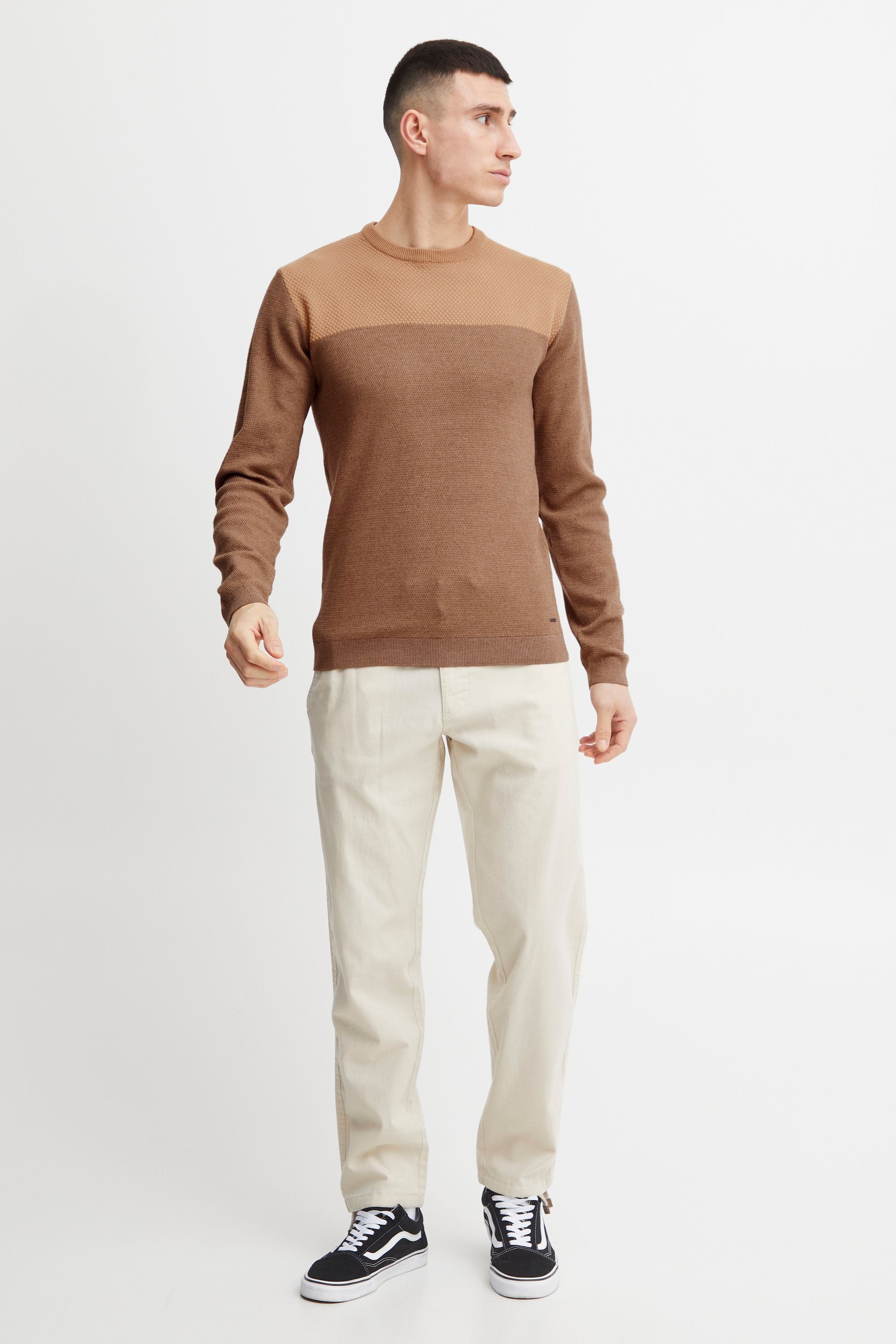 Indicode Strickfleece-Pullover »Strickpullover IDLabel«