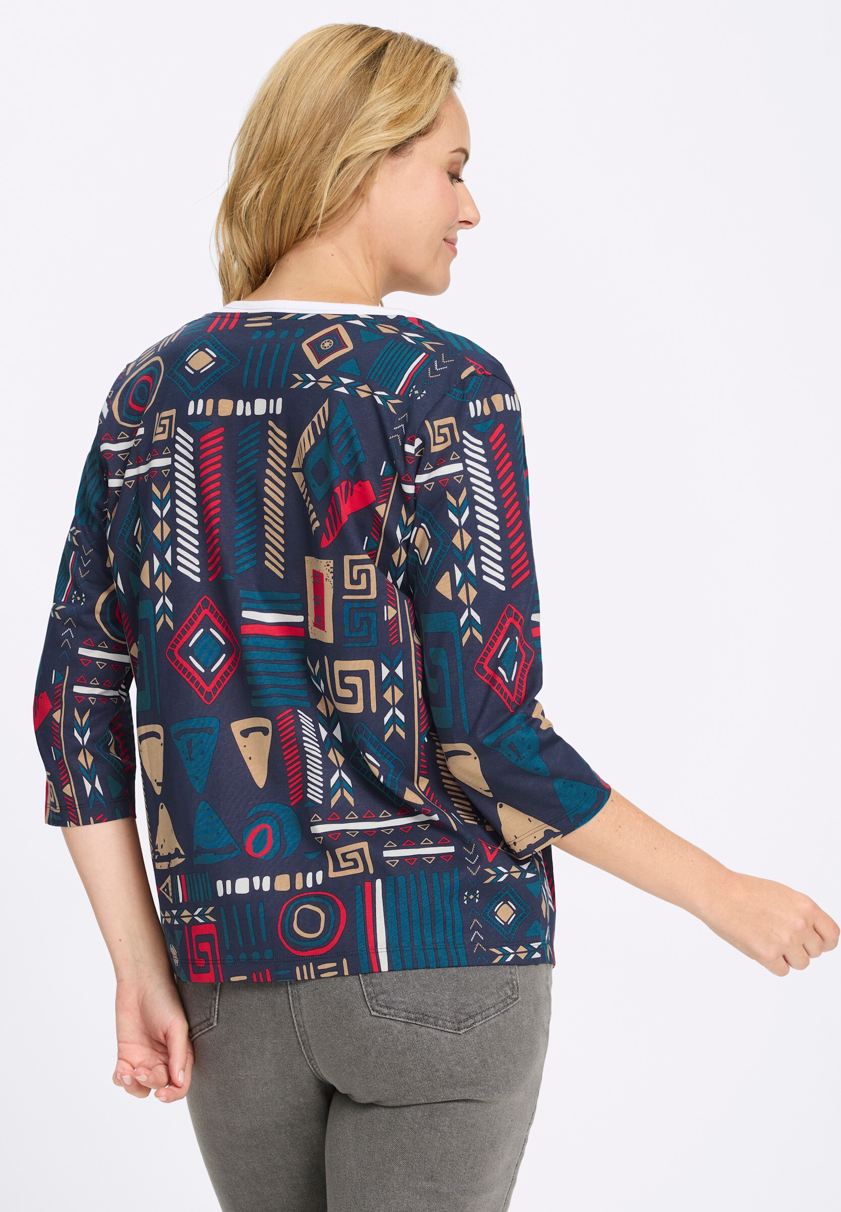 Sieh an! Shirtjacke »Shirtjacke Shirtjacke mit zipfeligem Saum«