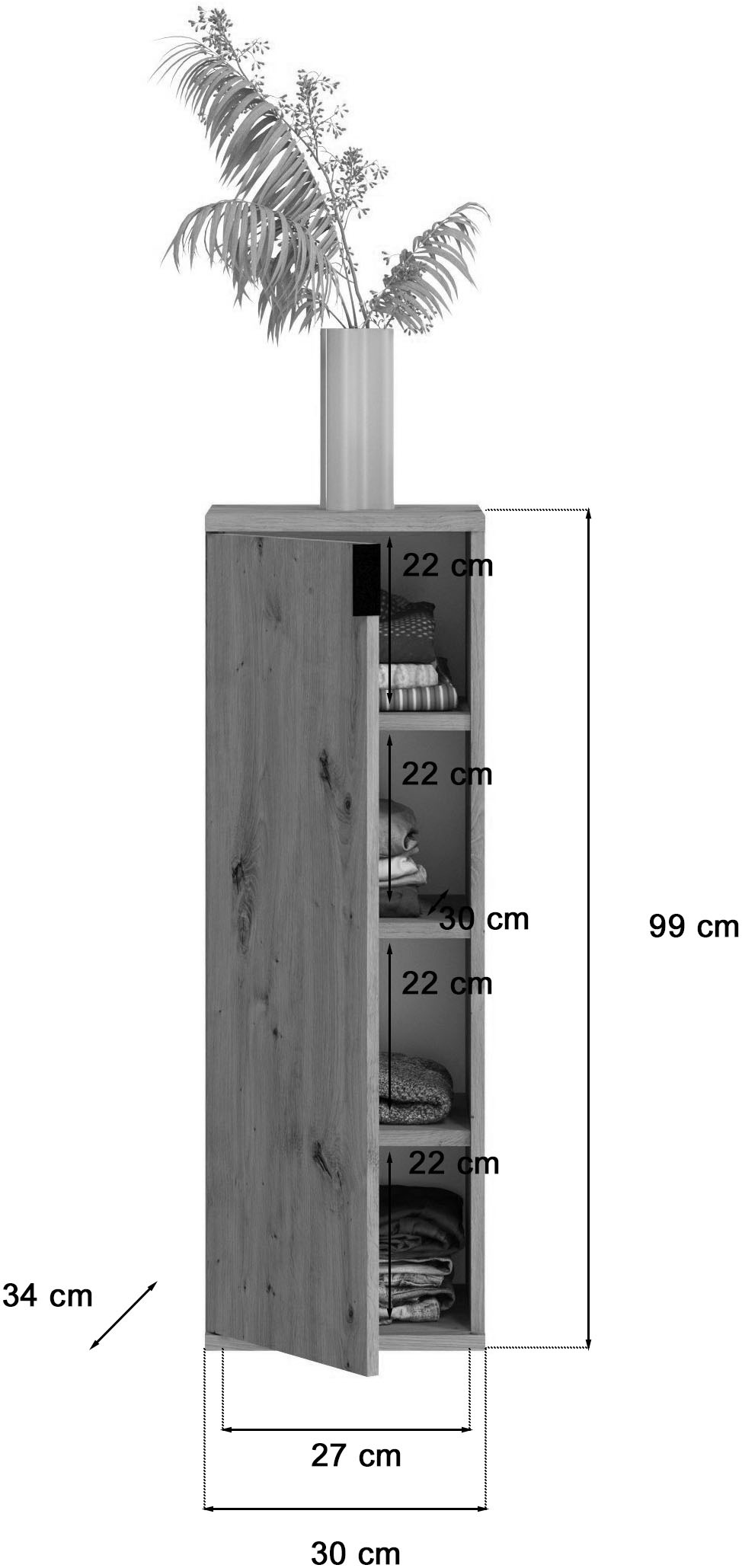 INOSIGN Kommode »Garderobenkommode«, Flurkommode, System, Garderobe, Diele, Flur