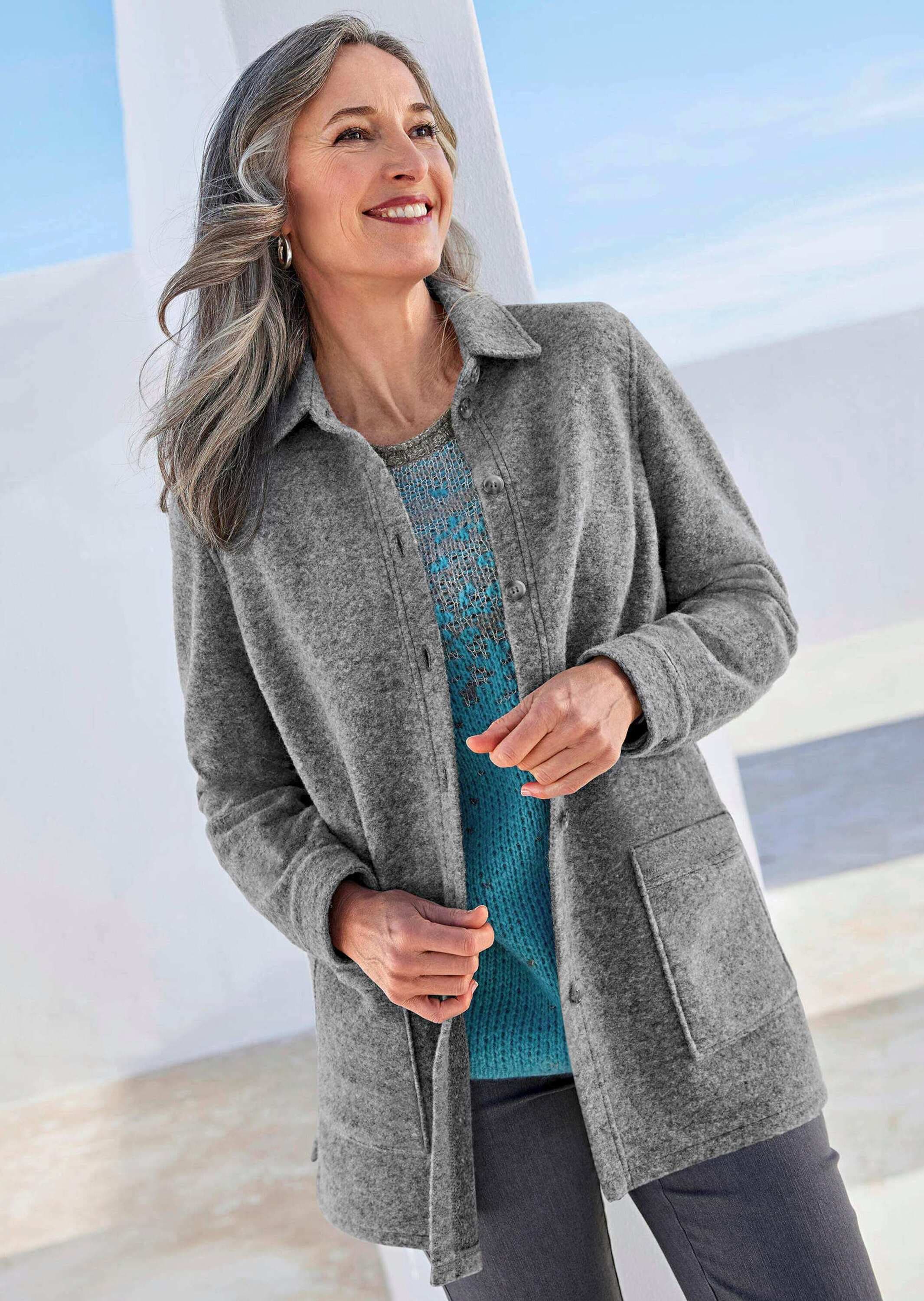 GOLDNER Sommerjacke »Hemdjacke mit Wollanteil«