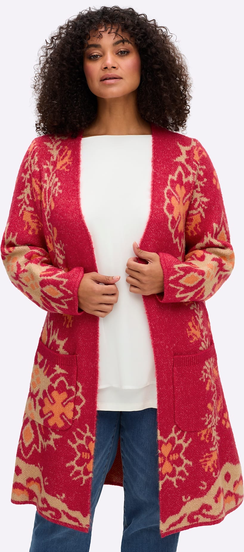 Sheego By Joe Browns Damen Strickjacke, Größe 48/50