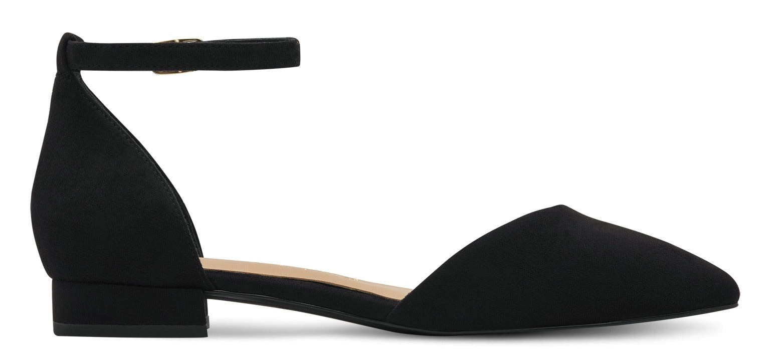 Tamaris Riemchenballerina, Blockabsatz, Sandalette, Abendschuh mit verstellbarem Riemchen