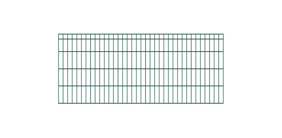 Kraus Doppelstabmattenzaun »Dino-Pro DS-Z42« grün in grün, Größe H/L: 80 cm x 10 m