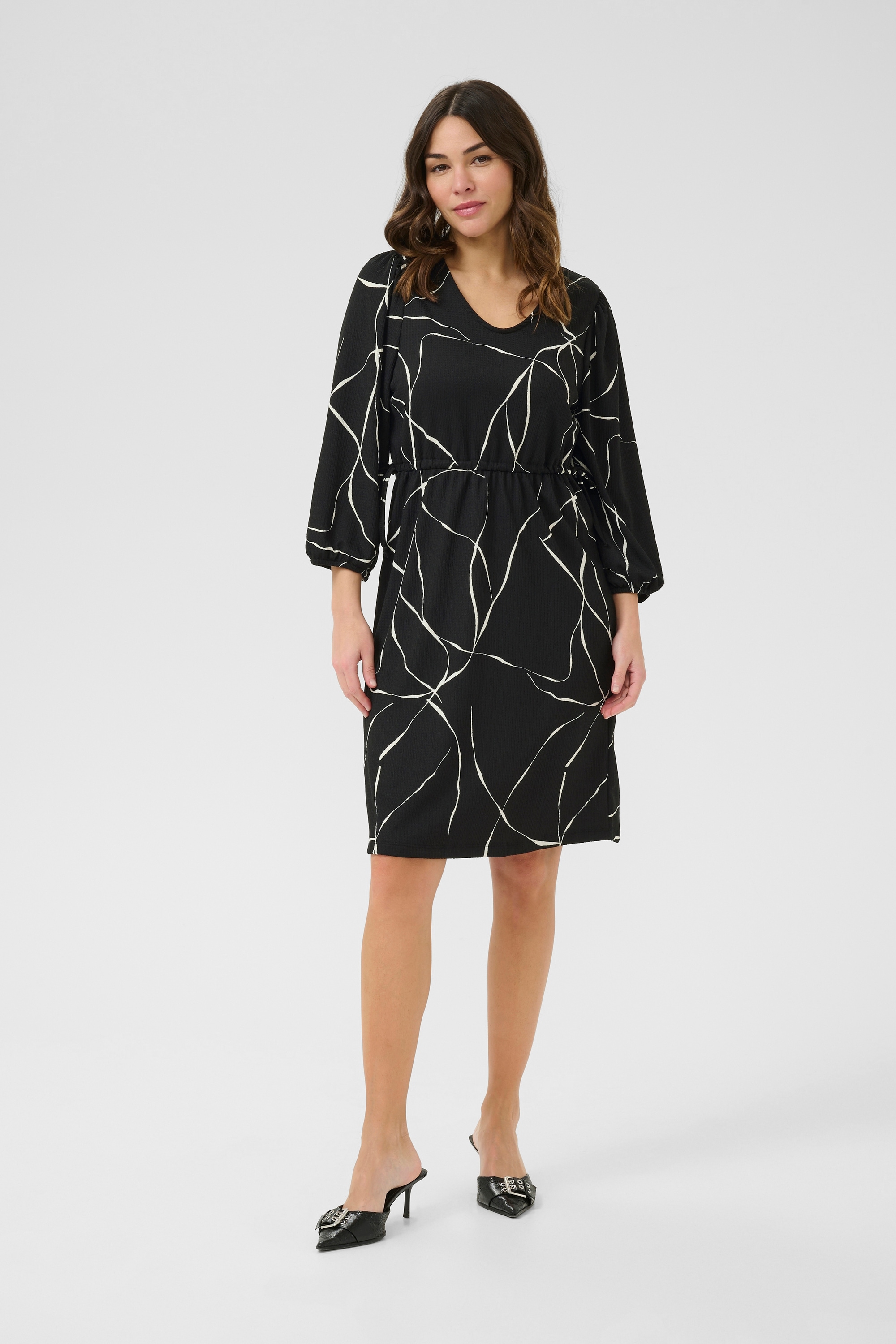 KAFFE Midikleid »Kleid KAkatrine«