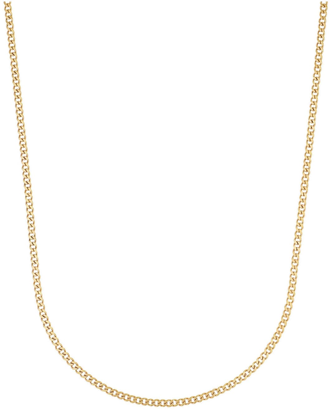 Amor Damen Collierkettchen »Panzerkettengliederung« in goldfarben, Größe Breite: 1,8 mm