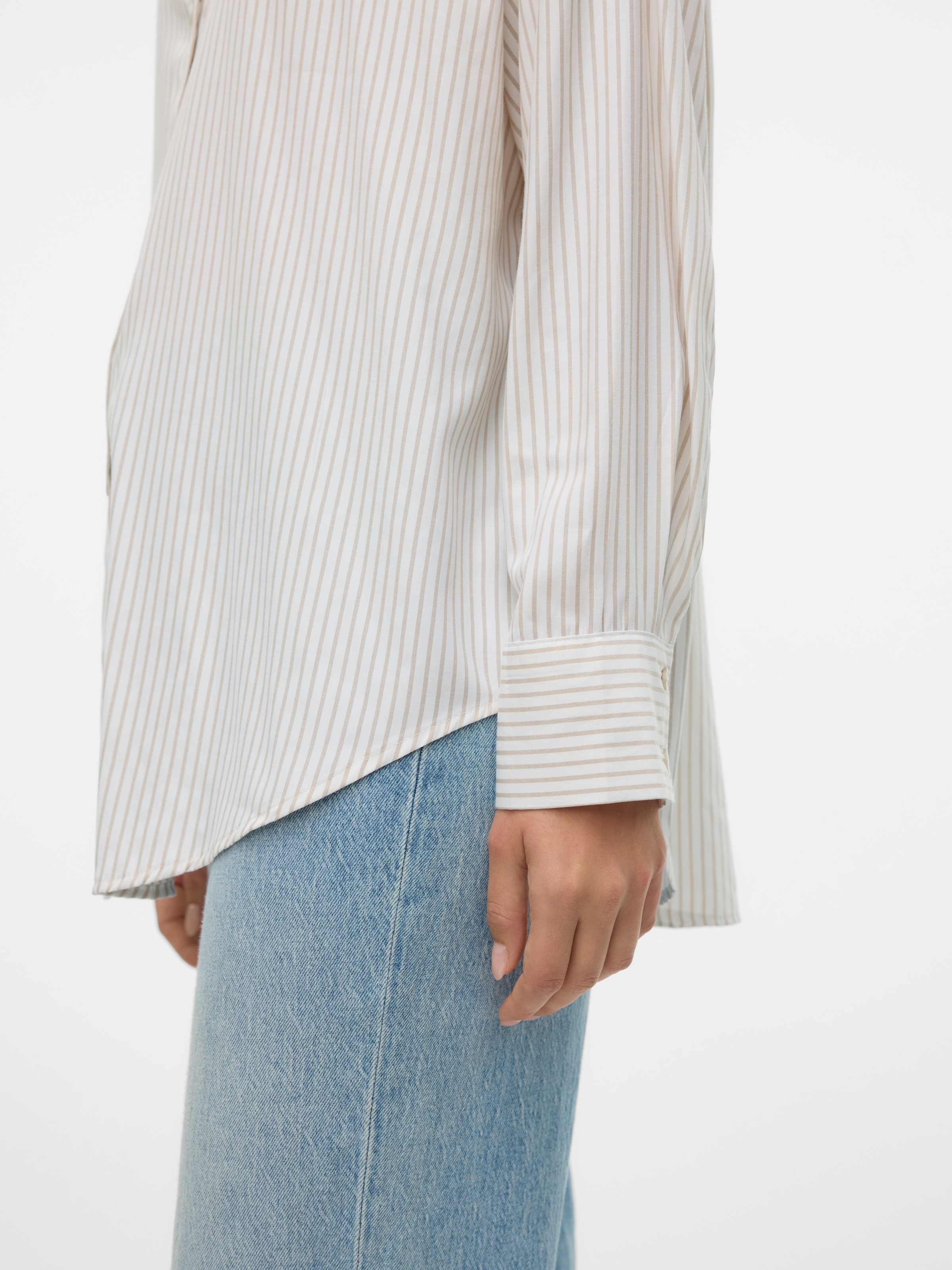 Vero Moda Langarmbluse »VMNORA LS OVERSIZE SHIRT WVN GA NOOS«