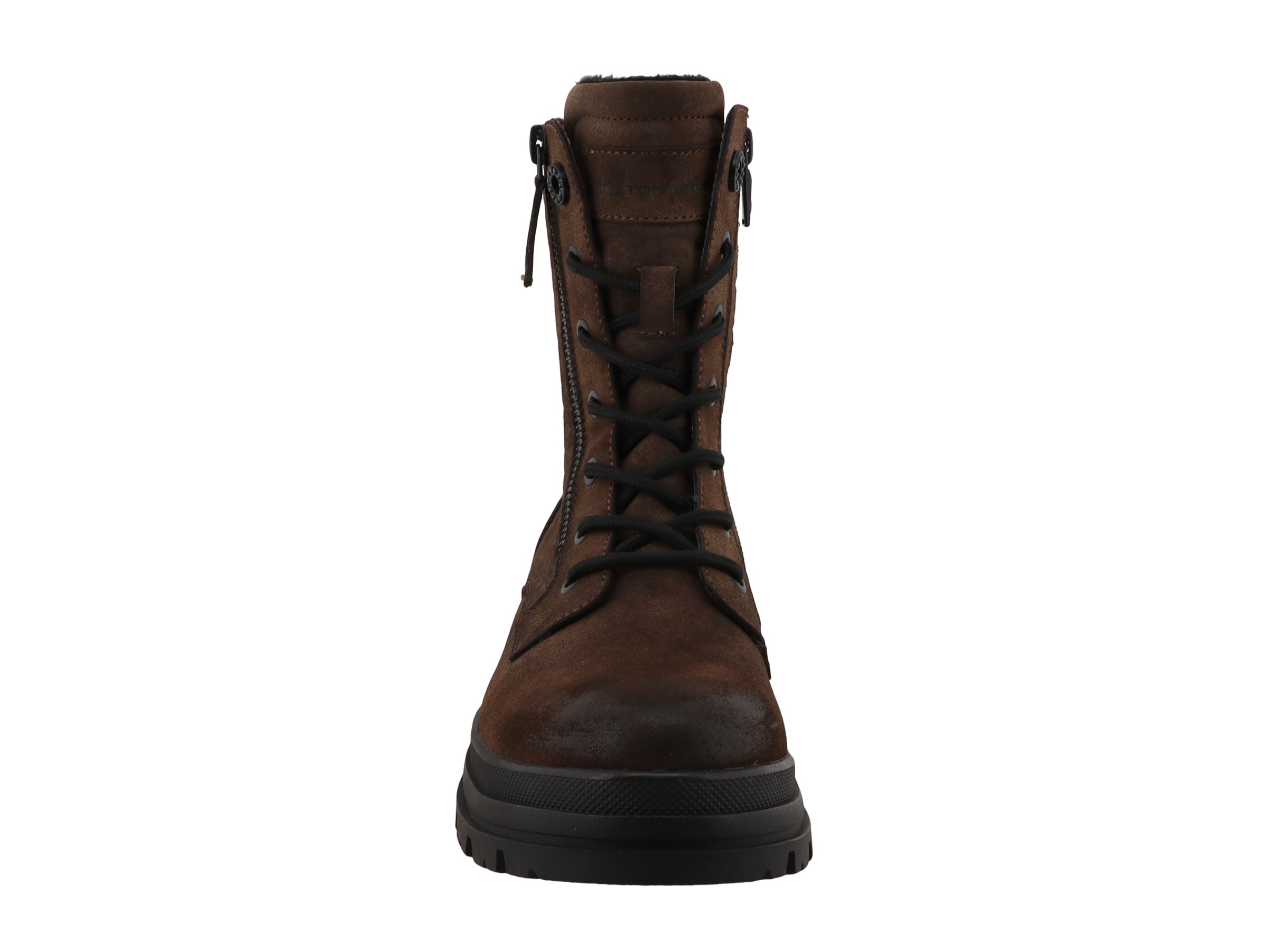 TOM TAILOR Winterboots  Blockabsatz, Schnürboots mit wasserabweisender TEX-Ausstattung