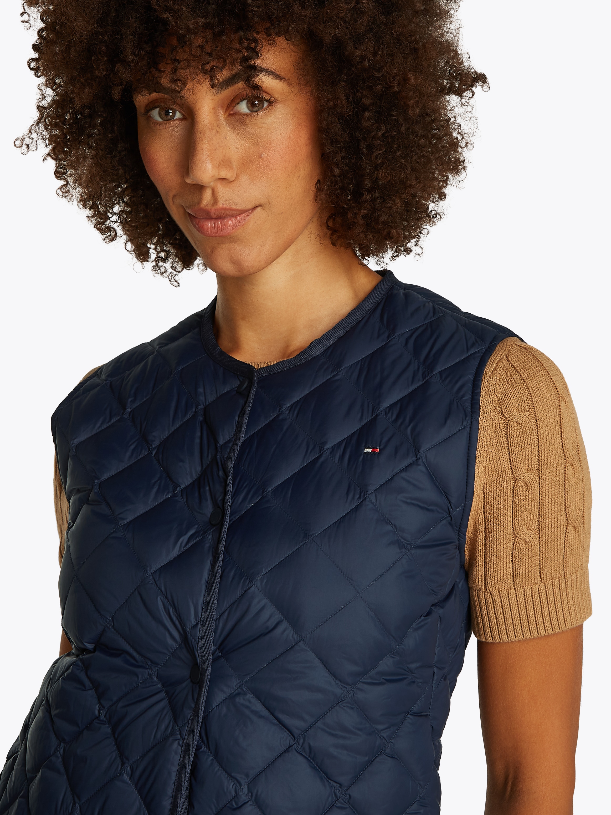 Tommy Hilfiger Steppweste, mit Logostickerei