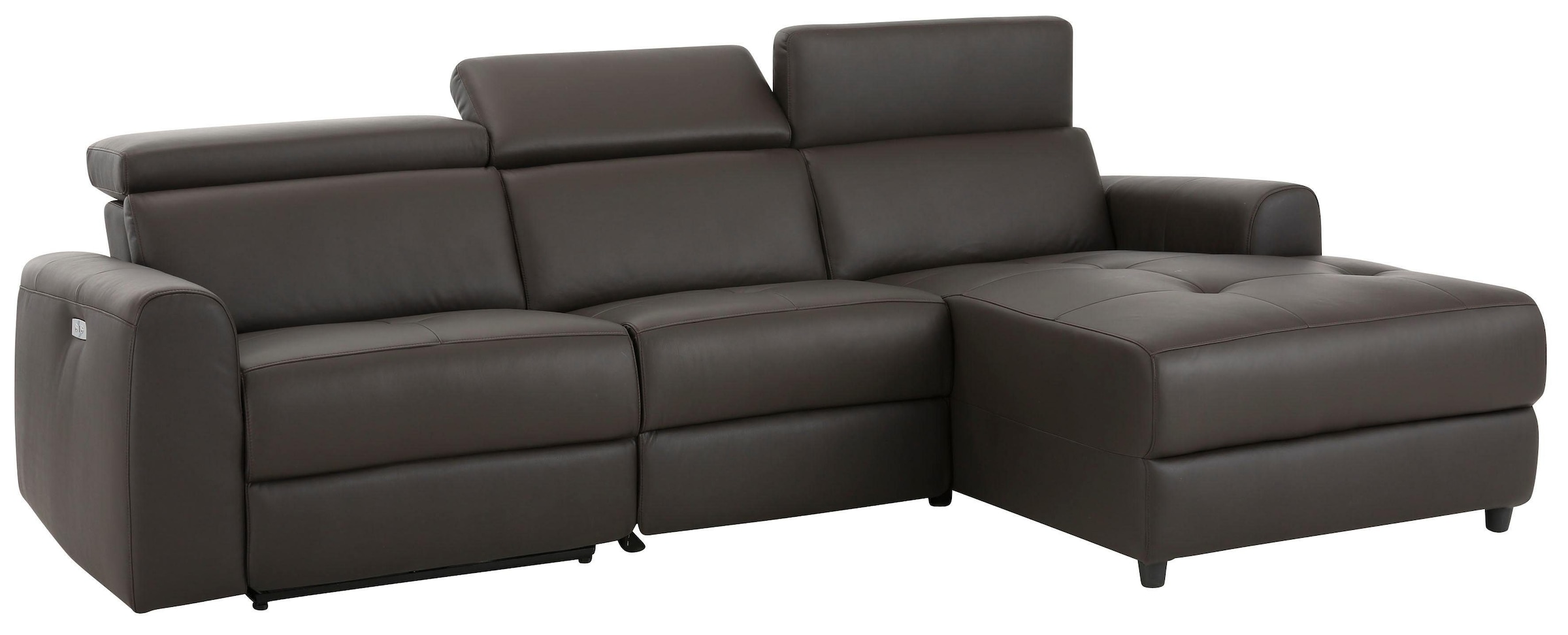 Home affaire Ecksofa »Sentrano, L-Form,«, 275 cm, man. o. elektr. Relaxfunktion und USB/Kopfverstellung