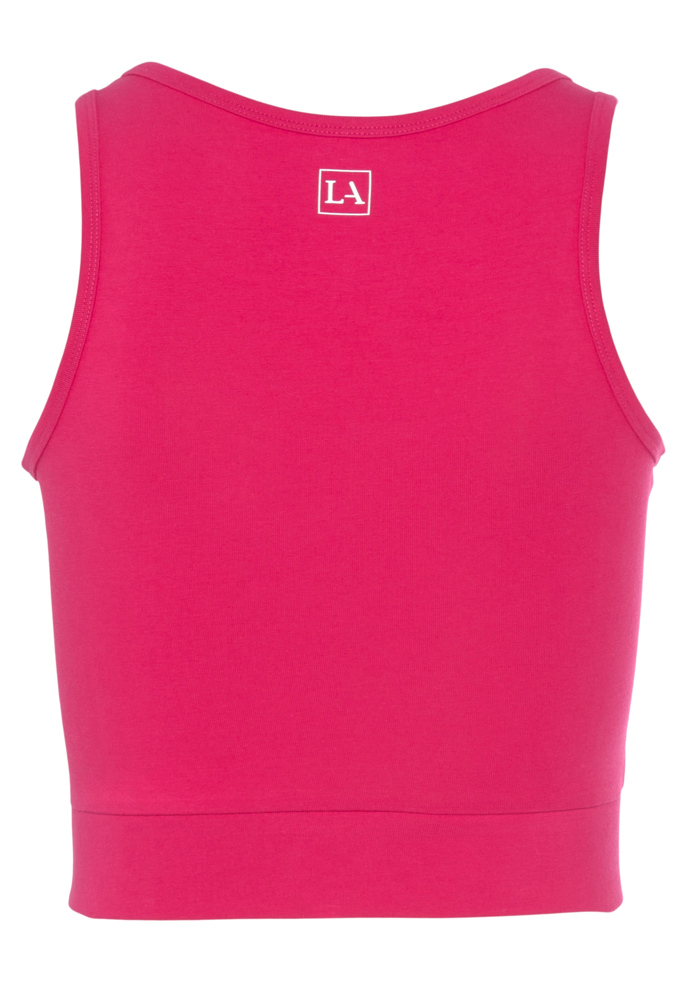 LASCANA ACTIVE Sporttop »-Basic-Crop-Top«, mit breiten Trägern