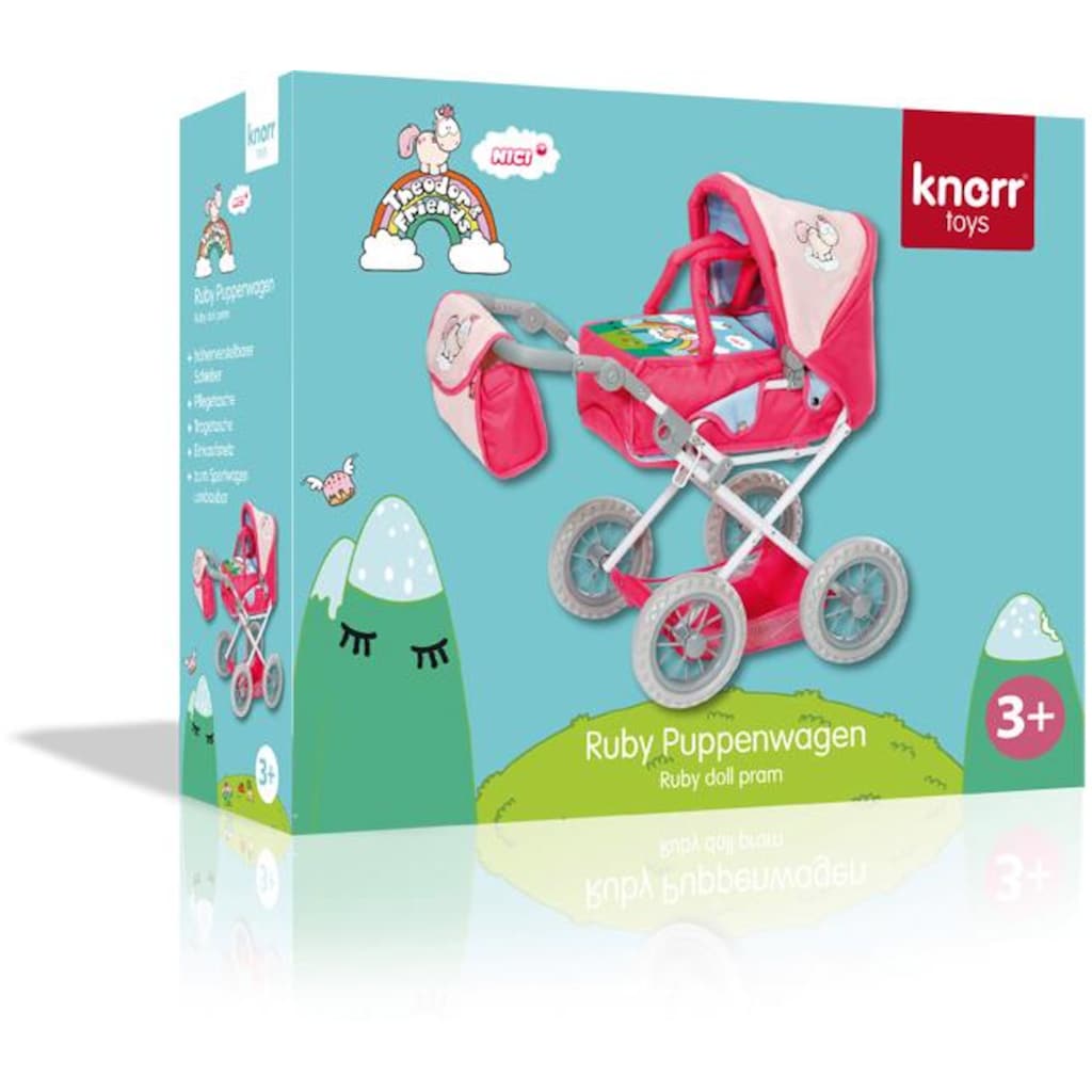 Knorrtoys® Kombi-Puppenwagen »Ruby - Nici, Theodor & Friends«