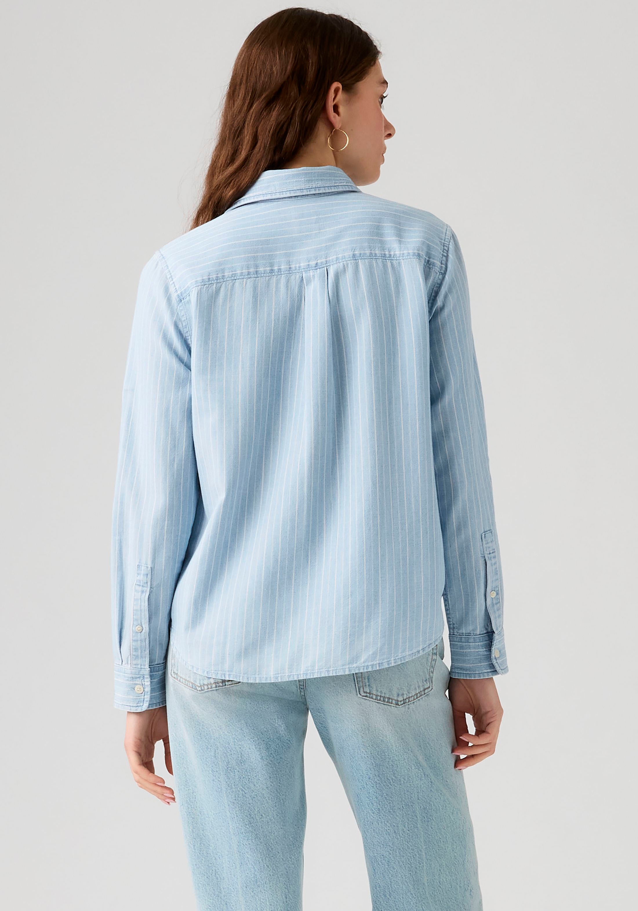 Levi's® Hemdbluse »CARLILE CLASSIC POPLIN SHIRT« Klassischer Hemdblusenkragen