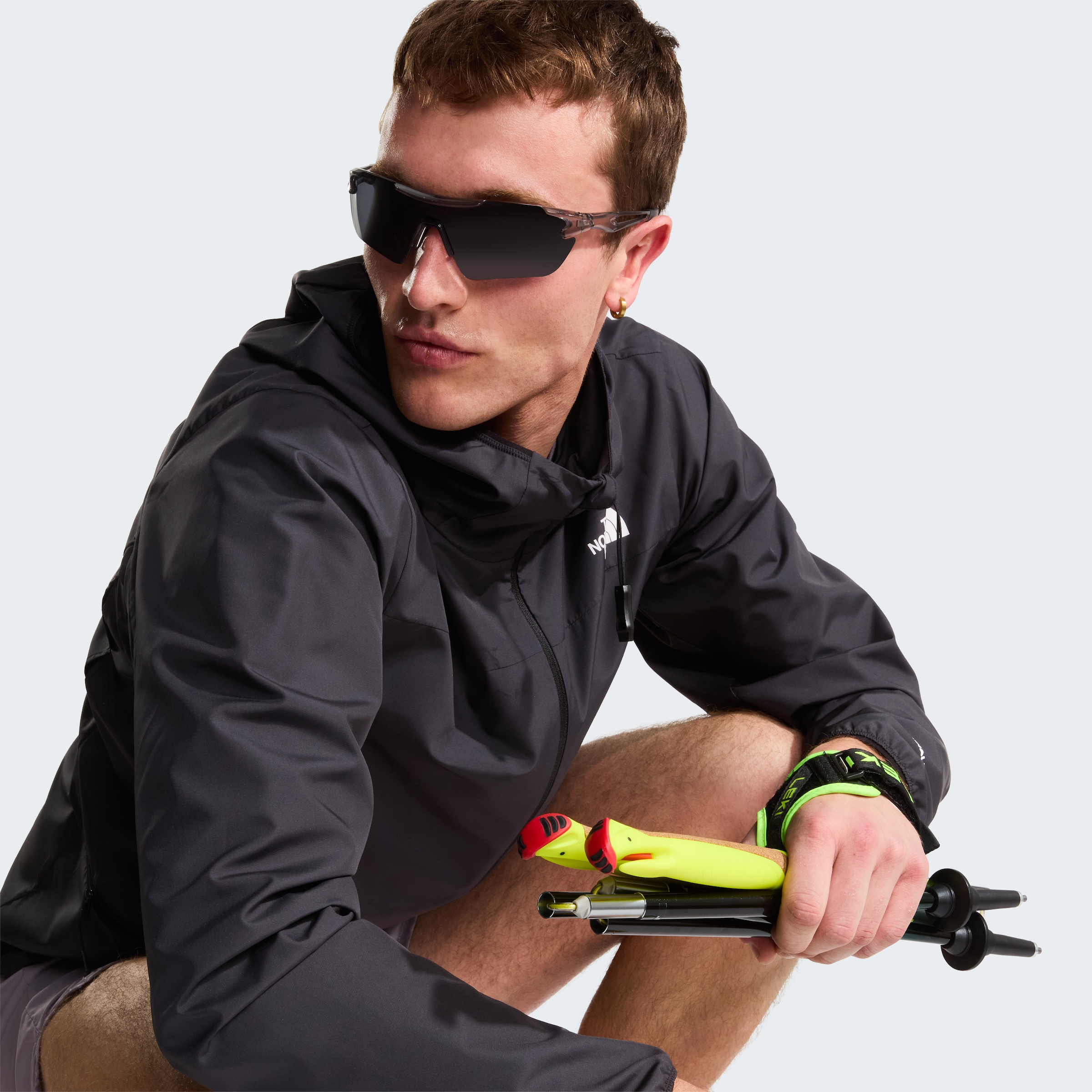 The North Face Windbreaker »M FONTANALES WIND JACKET« 1 Stk. tlg. sportlicher Stil, für Sport- und Outdooraktivitäten, mit Packtasche