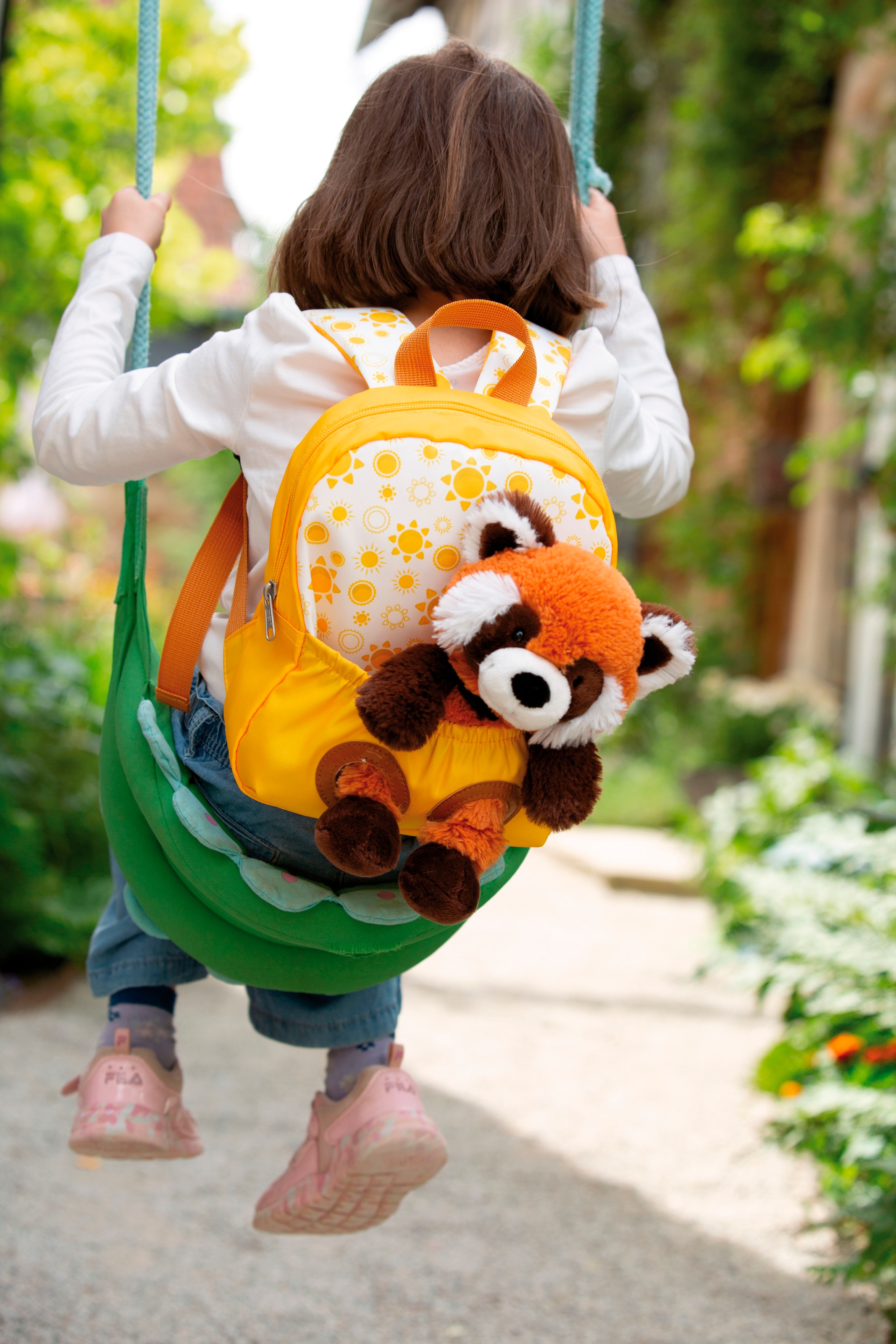 Nici Kinderrucksack »Travel Friends, Rucksack mit Plüsch Roter Panda, 25 cm«