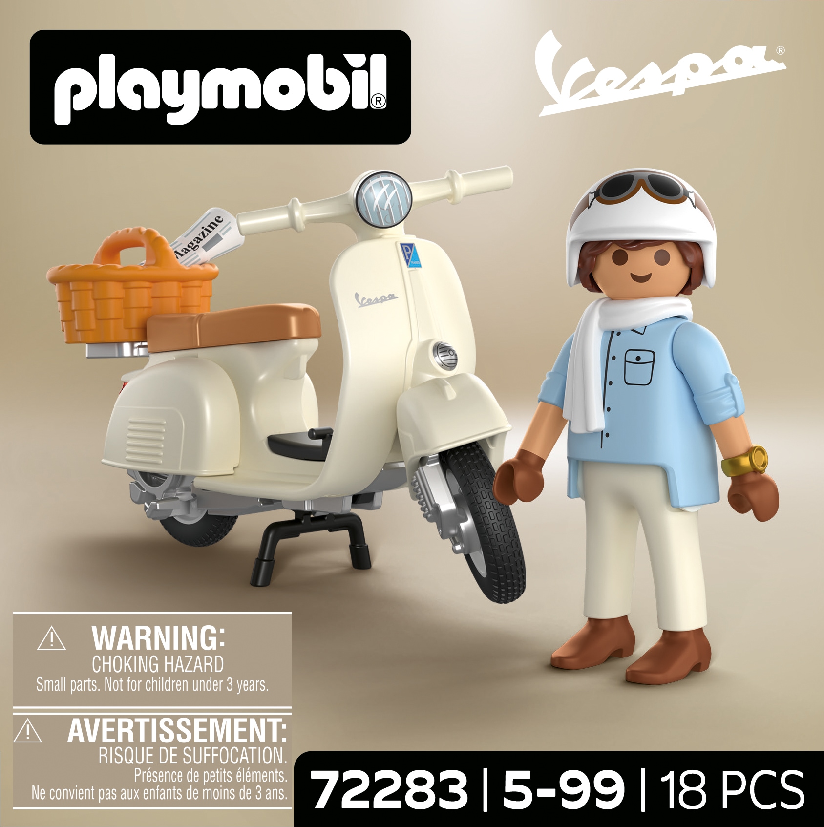 Playmobil® Konstruktions-Spielset »80 Jahre Vespa: Classic Style (72283), Vespa« Made in Europe
