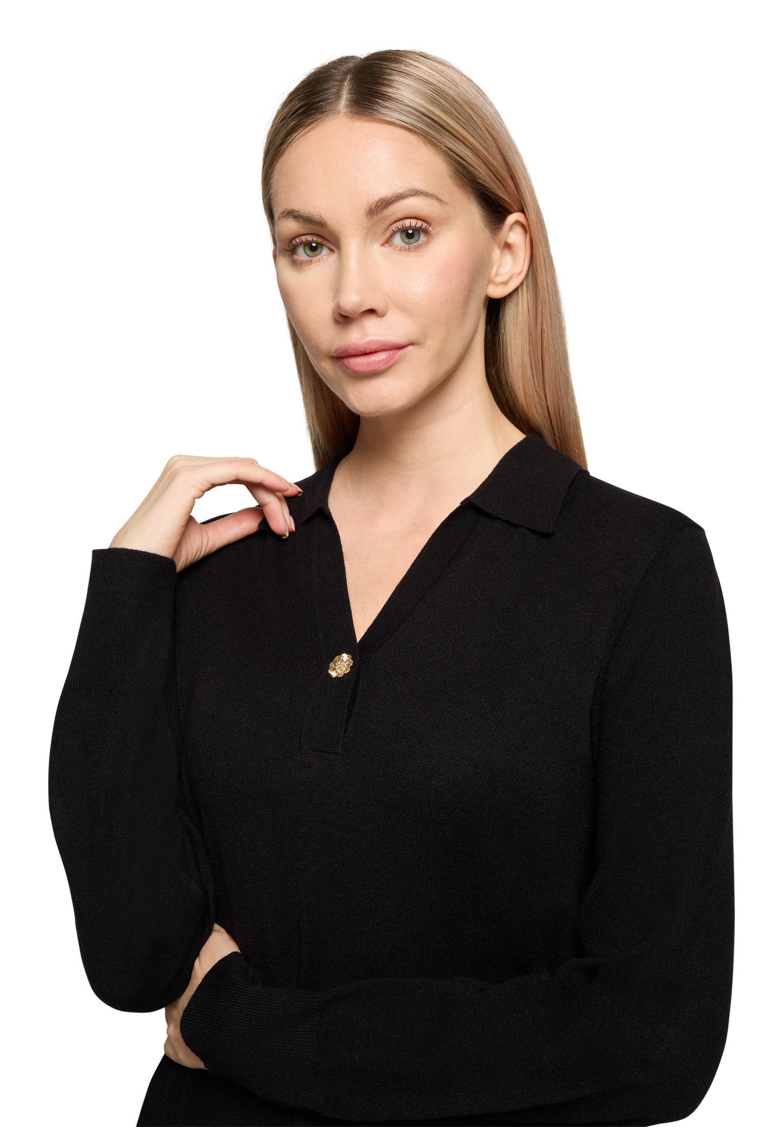 Cartoon Strickkleid »Strickkleid mit Kragen«