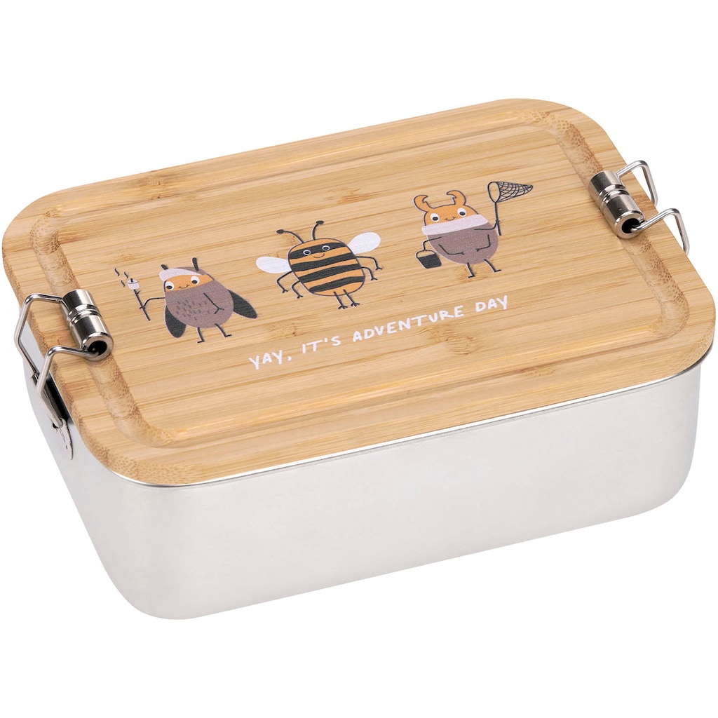 LÄSSIG Lunchbox »Bamboo Nature«, (1 tlg.), mit Holzdeckel