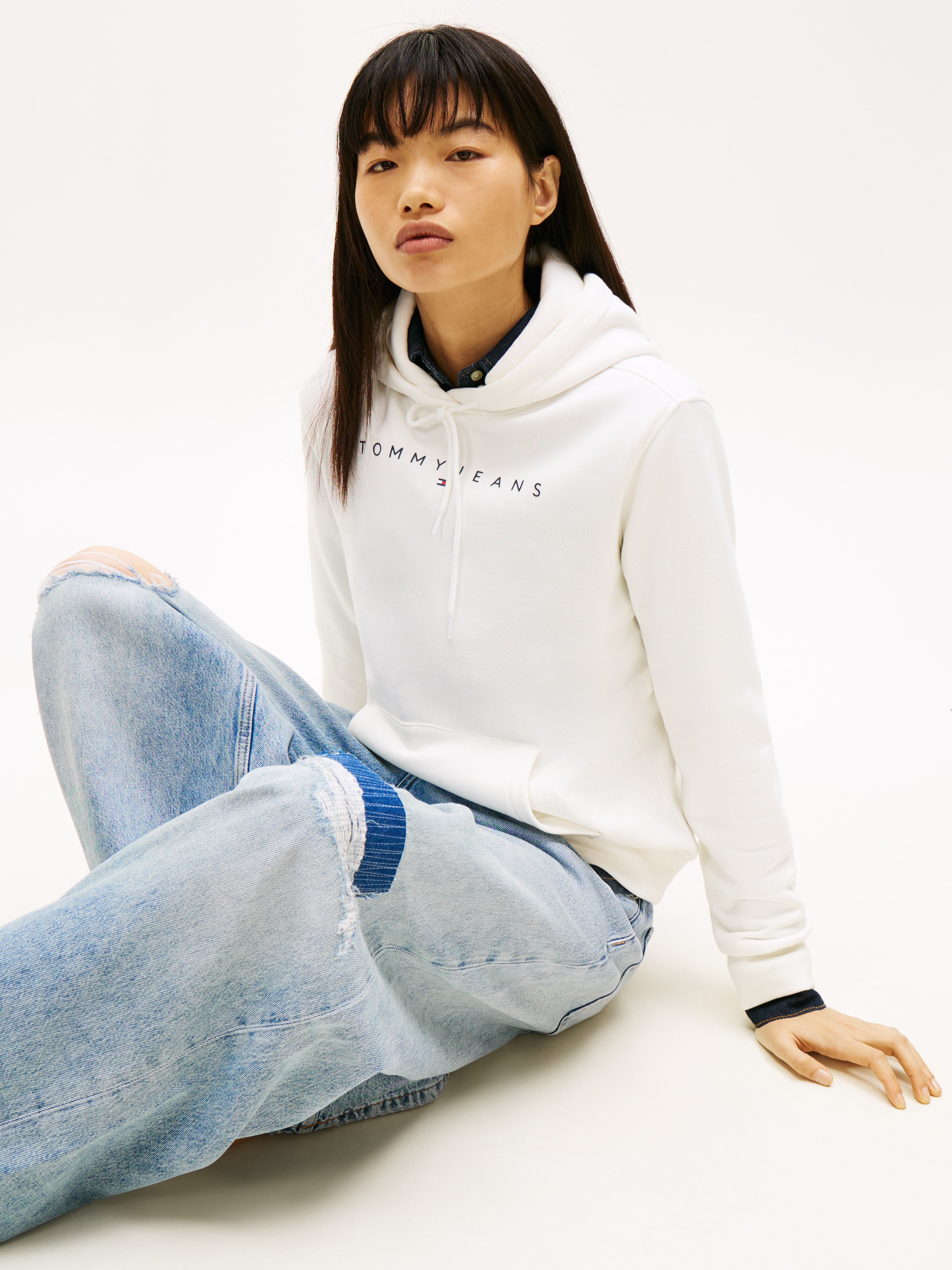 Tommy Jeans Kapuzensweatshirt »TJW REG LINEAR HOODIE«, mit Logoschriftzug
