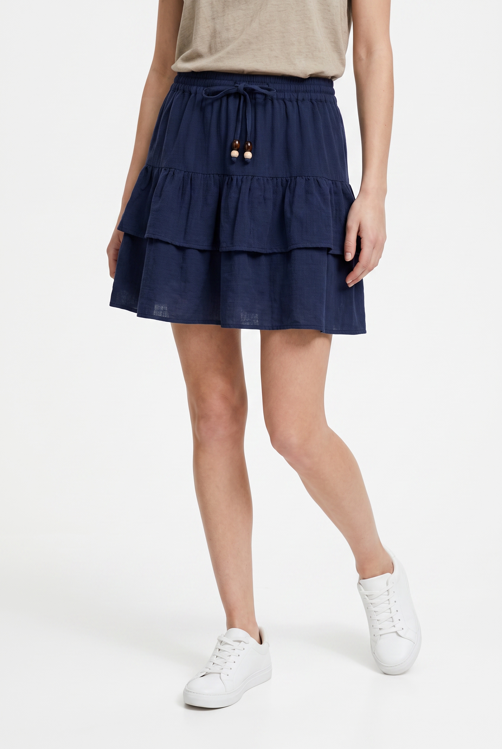 ONLY Minirock »ONLSWAR STRING SHORT SKIRT WVN« Baumwolle