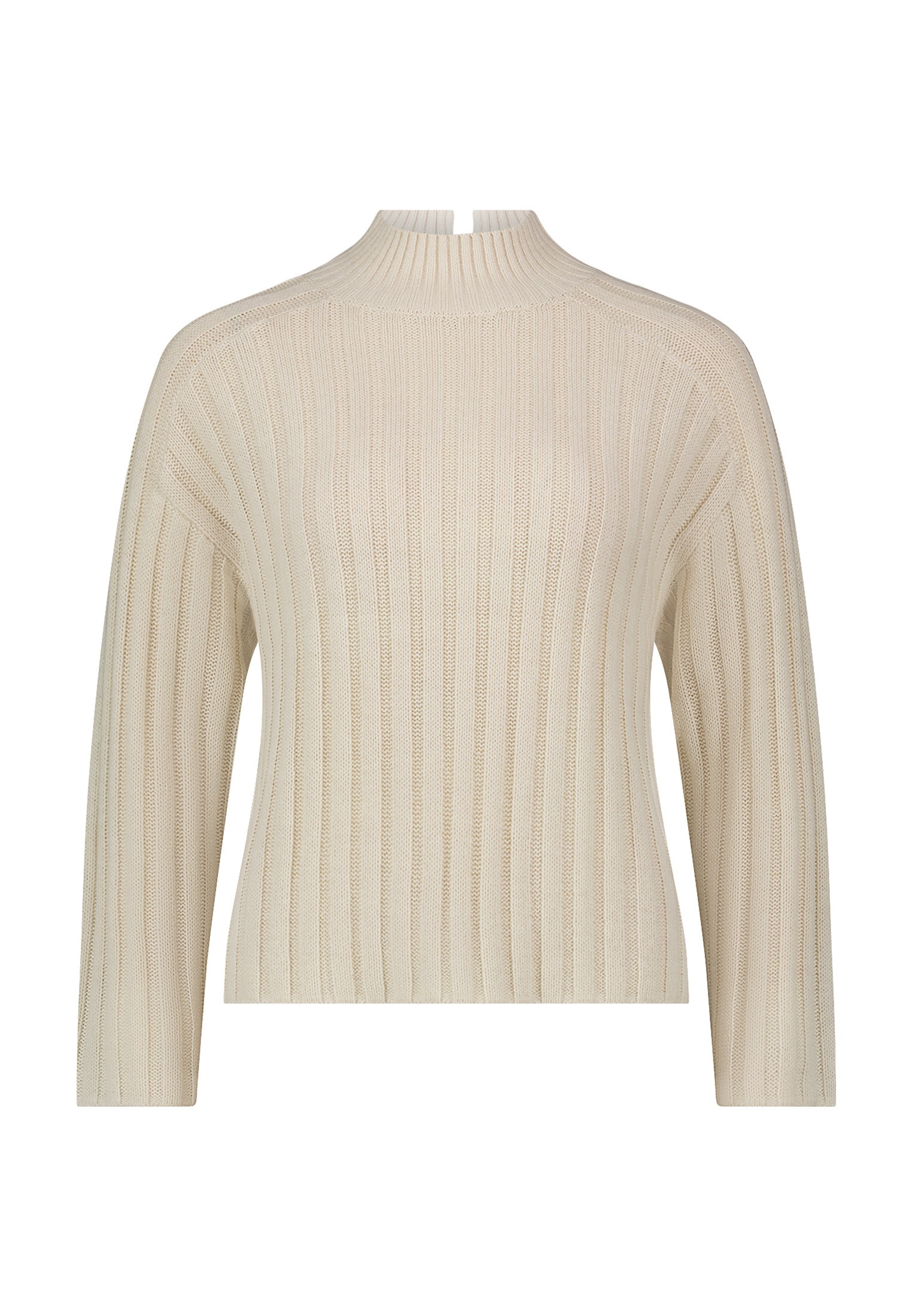 Zero Strickpullover »Strickpullover mit Stehkragen«
