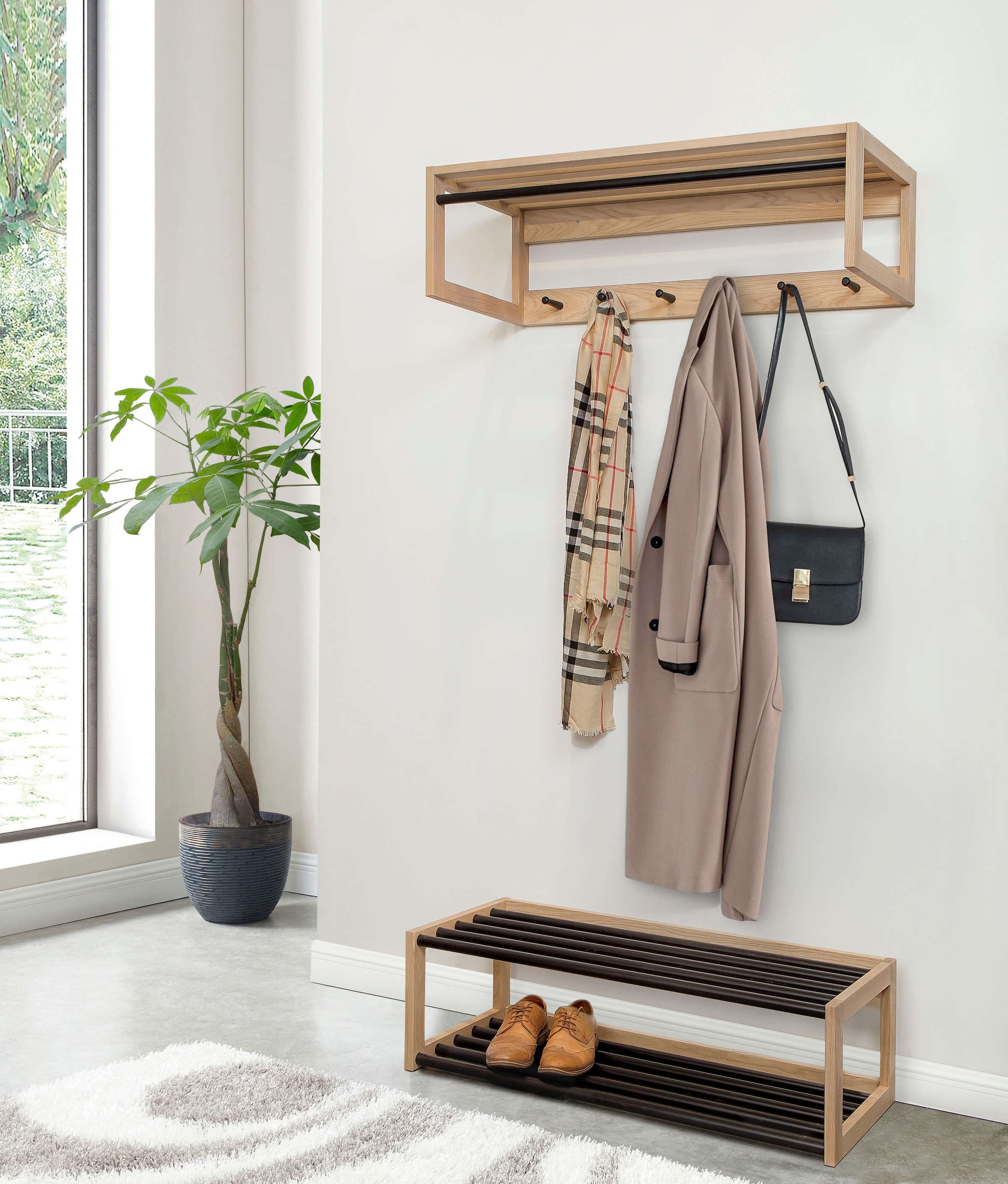 Woodman Schuhregal »Slussen« im skandinavischen Design, FSC®-zertifiziert