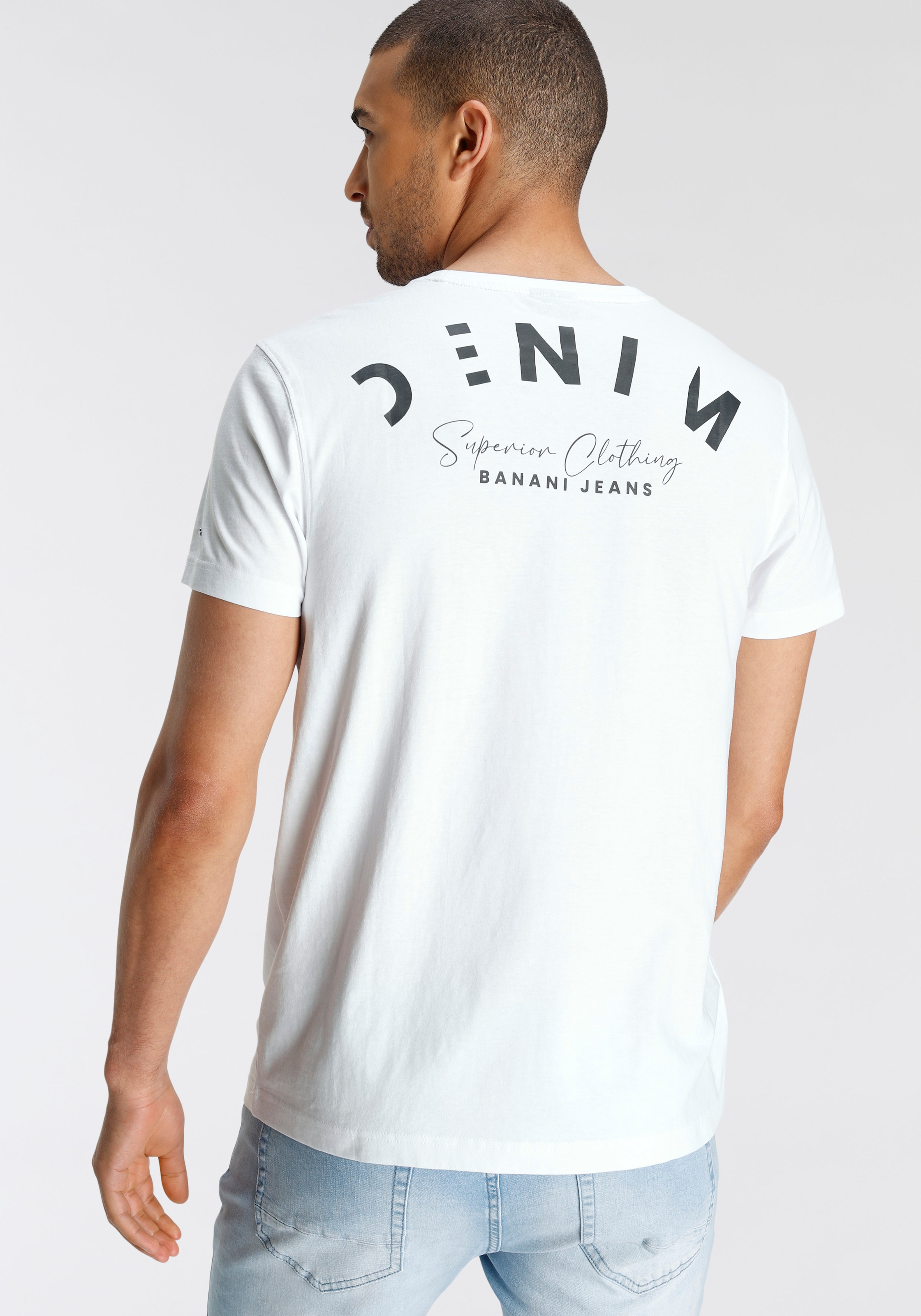 Bruno Banani T-Shirt, mit coolem bei online OTTO Rückenprint kaufen