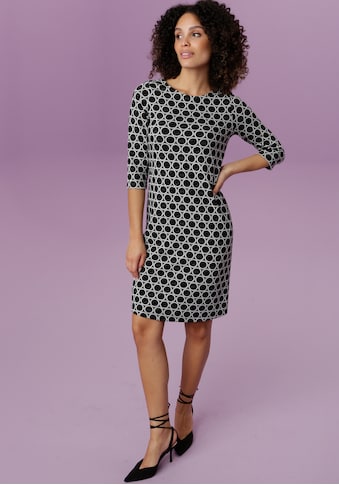 Aniston SELECTED Jerseykleid, mit elegantem Kreis-Muster kaufen