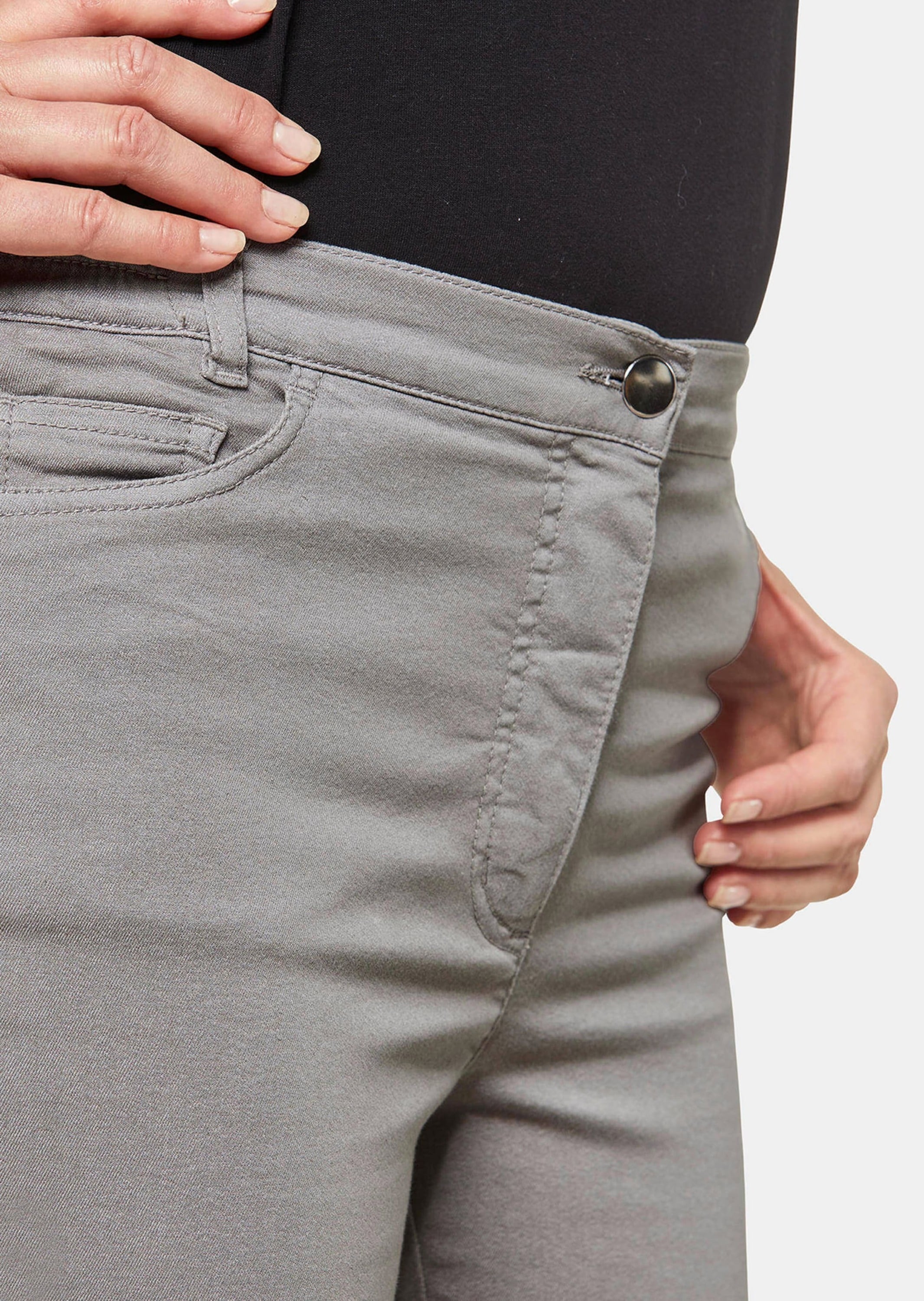 GOLDNER 2-in-1-Hose »Hose Carla in jeanstypischer Form und trendstarker Farbe«