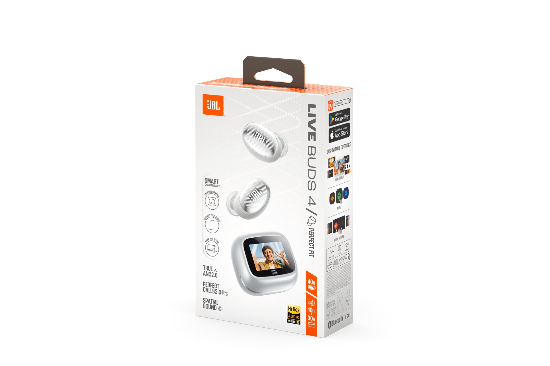 JBL wireless In-Ear-Kopfhörer »LIVE BUDS 4« A2DP Bluetooth Adaptive Noise-Cancelling | Freisprechfunktion | True Wireless Kabellose Ohrhörer mit Noise-Cancelling-Funktion