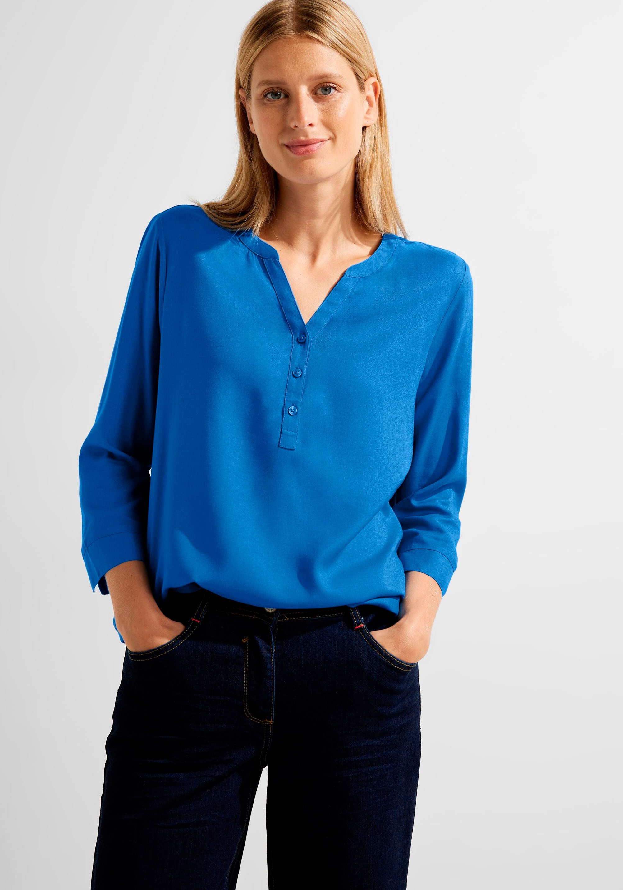 Cecil Klassische Bluse, mit kaufen OTTO Rückennaht und Falten im Online Shop