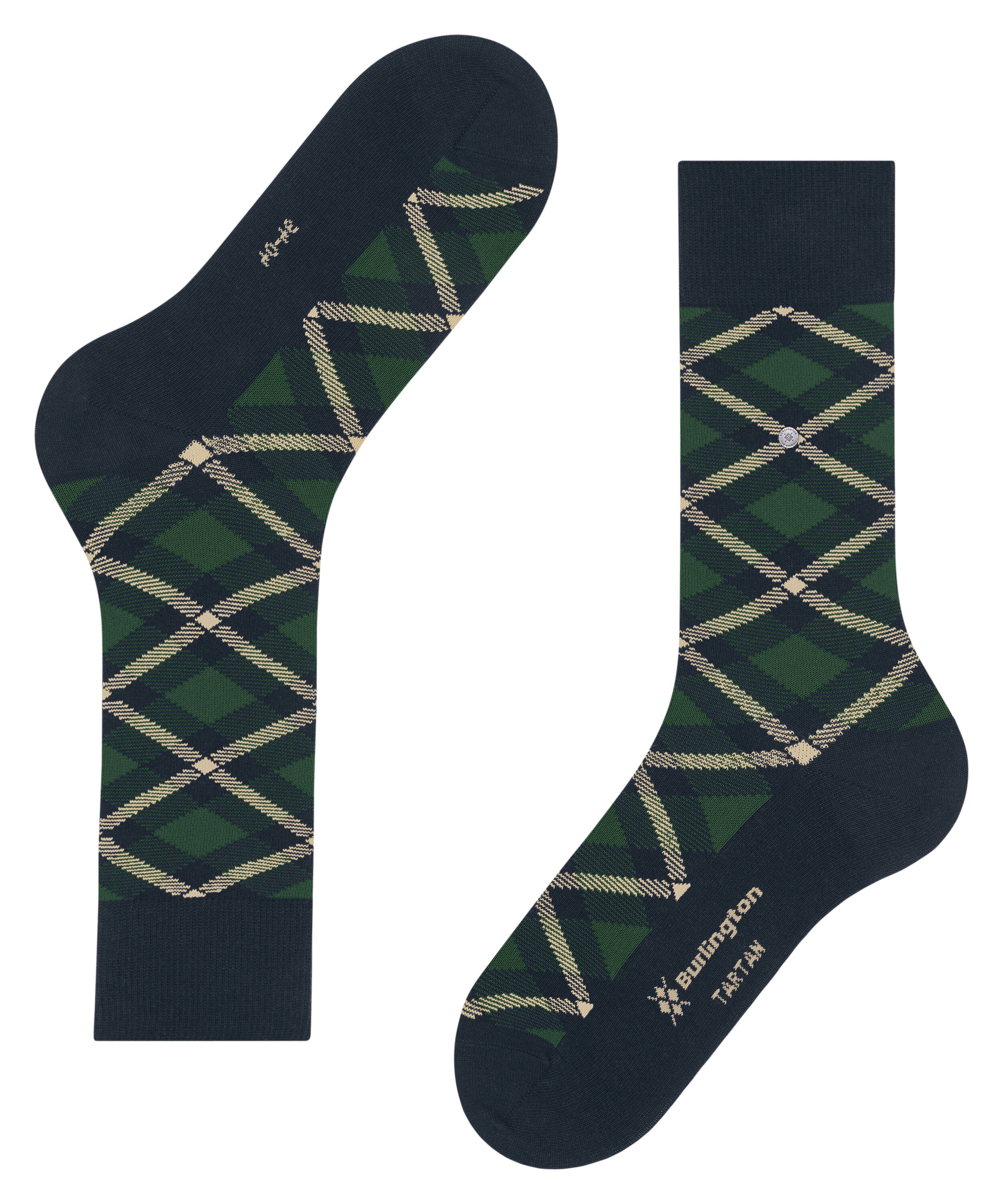 Burlington Socken »Tartan« Einheitsgröße 40-46, kariert, Burlingtion-Clip
