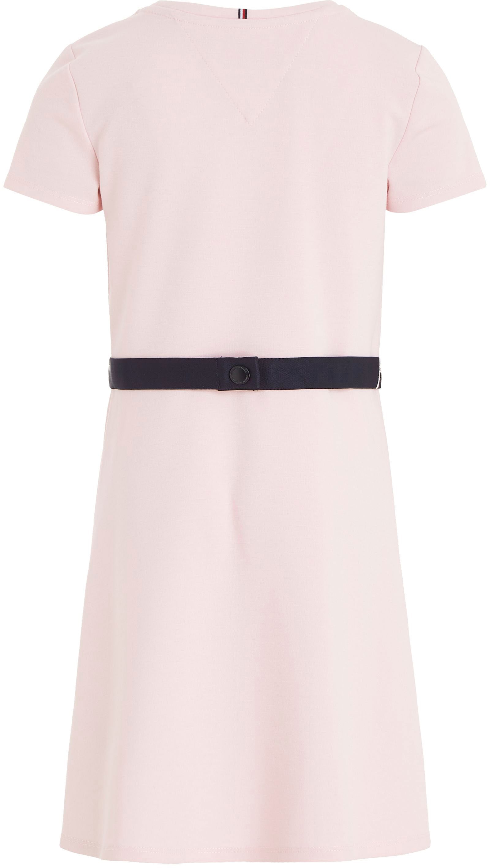 Tommy Hilfiger Jerseykleid »ESSENTIAL SKATER DRESS«, mit Markenlabel am Bund
