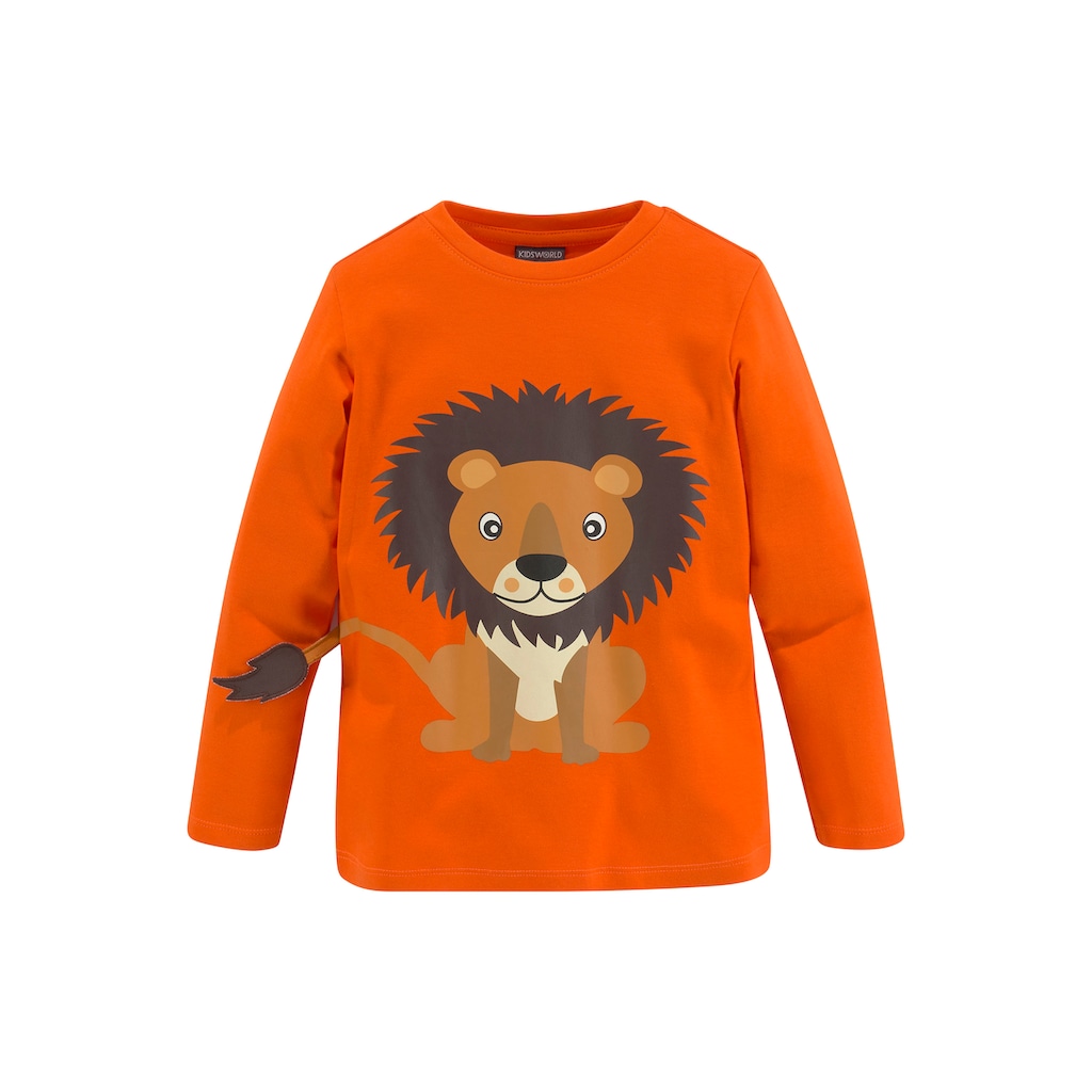 KIDSWORLD Shirt & Hose »LÖWE«, (Set, 2 tlg.), mit Löwendruck