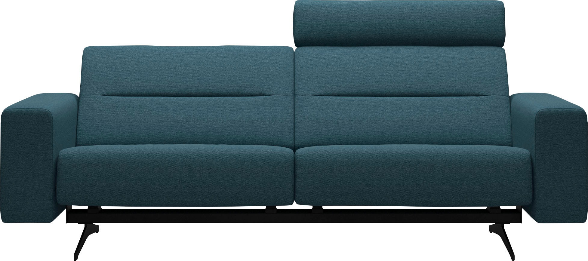 Stressless® 2,5-Sitzer »Stella«, mit Zwischennaht im Rücken, Armlehnen S1, Fuß Mattschwarz, Breite 227 cm