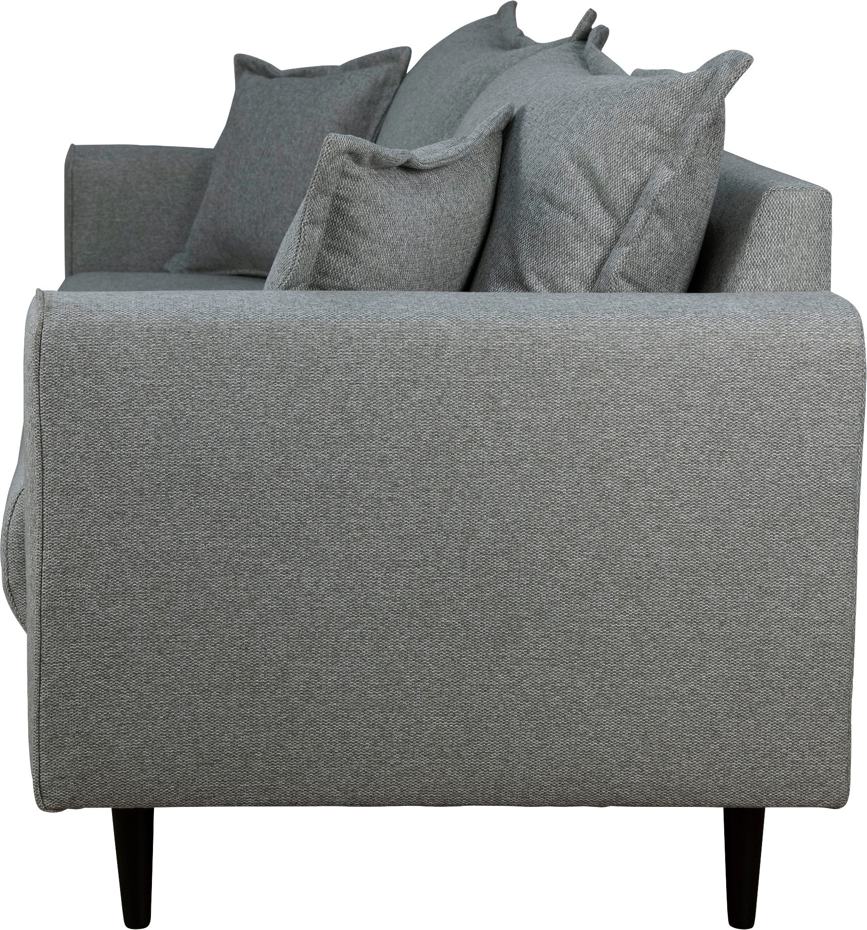Home affaire 3-Sitzer »VEYRAS, hoher Sitzkomfort, Maße B/T/H: 212/84/76 cm«, mit Wellenunterfederung, incl. Rückenkissen und Zierkissen