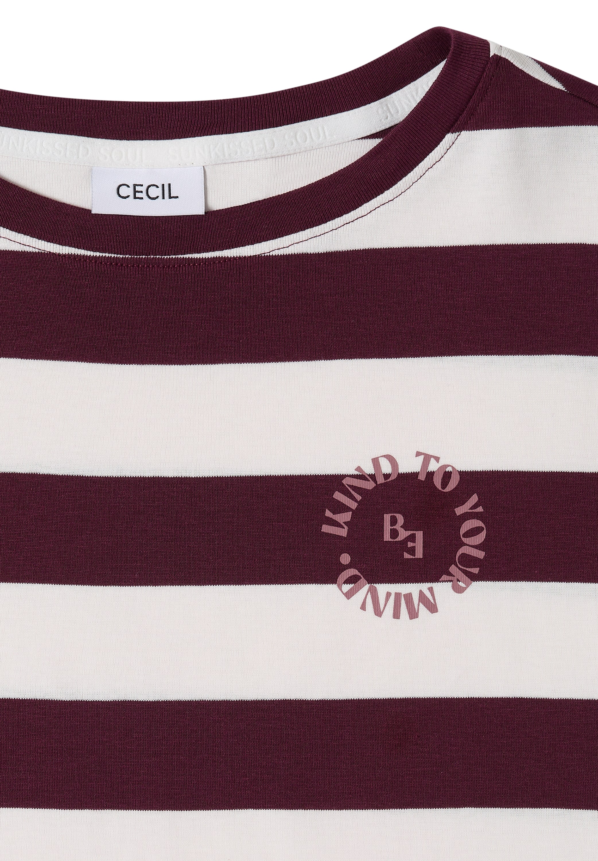 Cecil T-Shirt Mit Printdetail