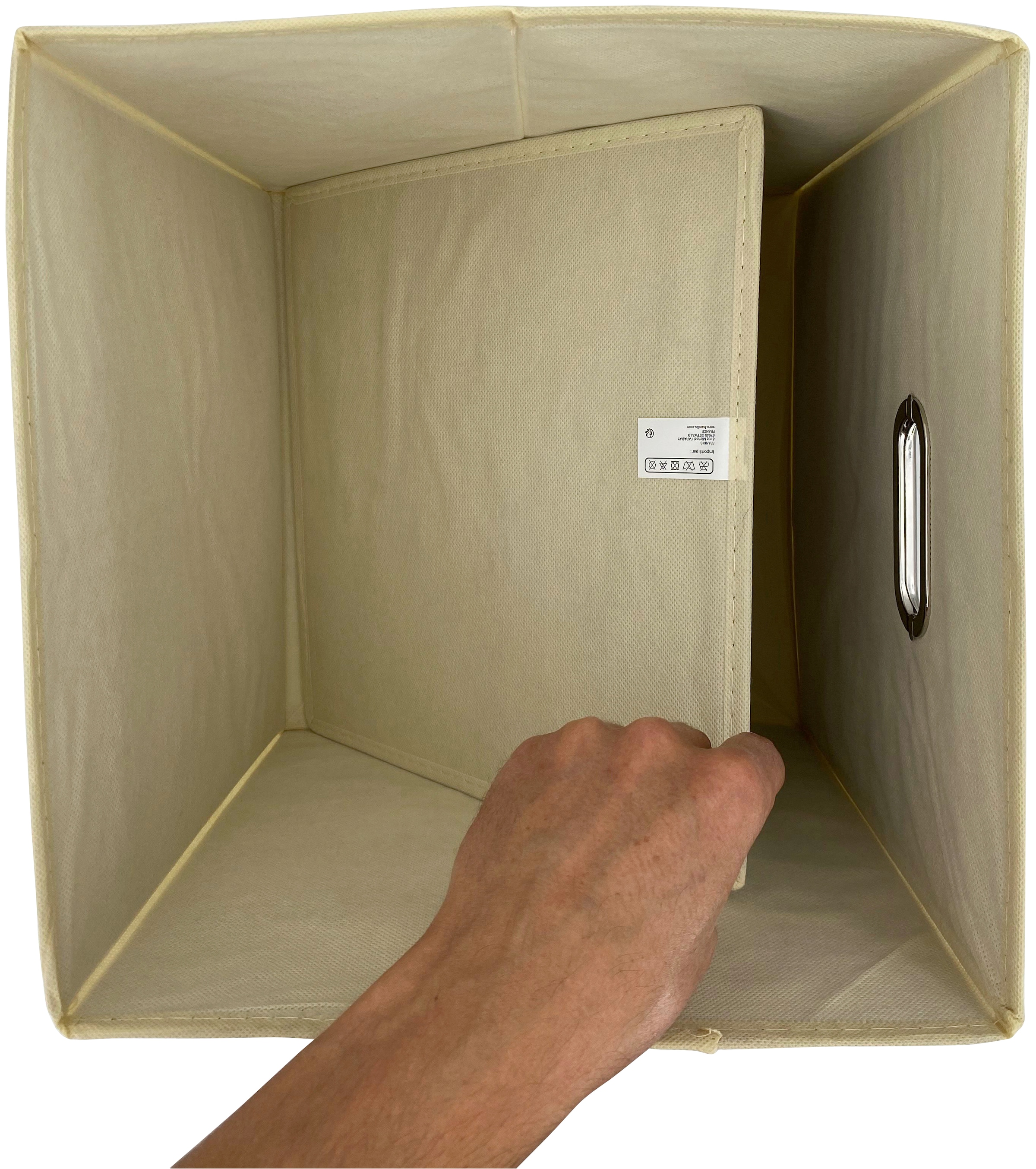 ADOB Aufbewahrungsbox »Faltboxen«, (Set, 3 St.), Inklusive Haltegriff