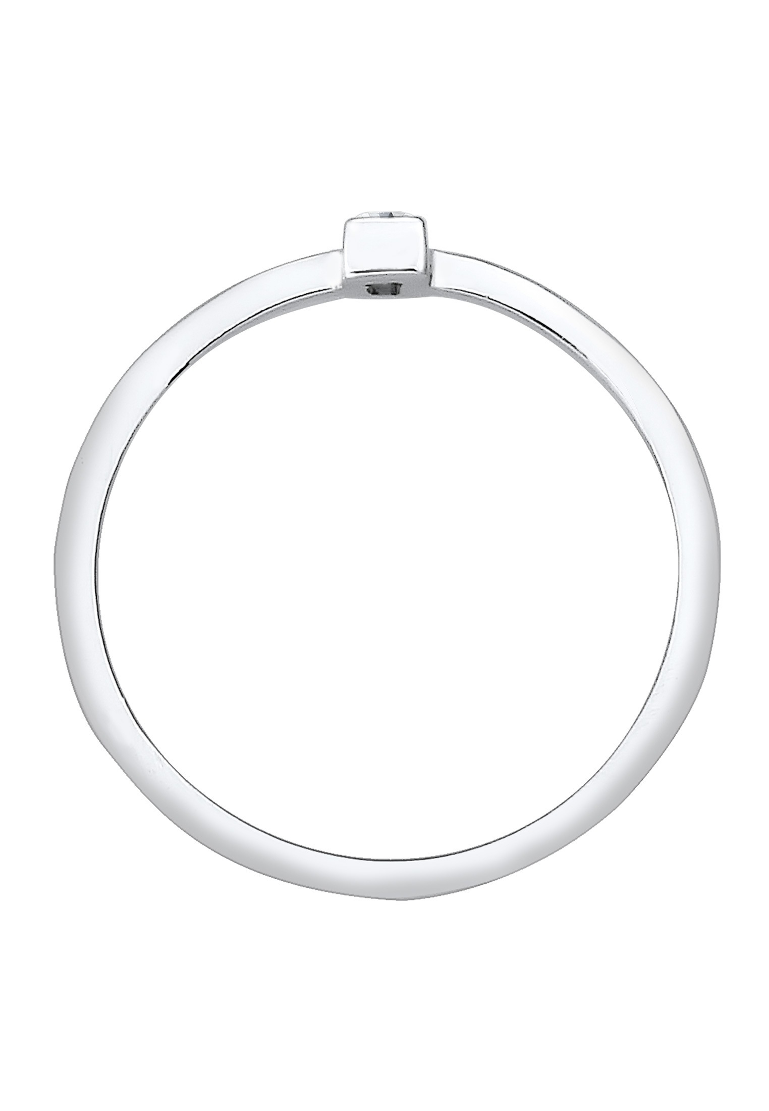 Elli Premium Verlobungsring »Ring Topas Weiß 925 Sterling Silber«
